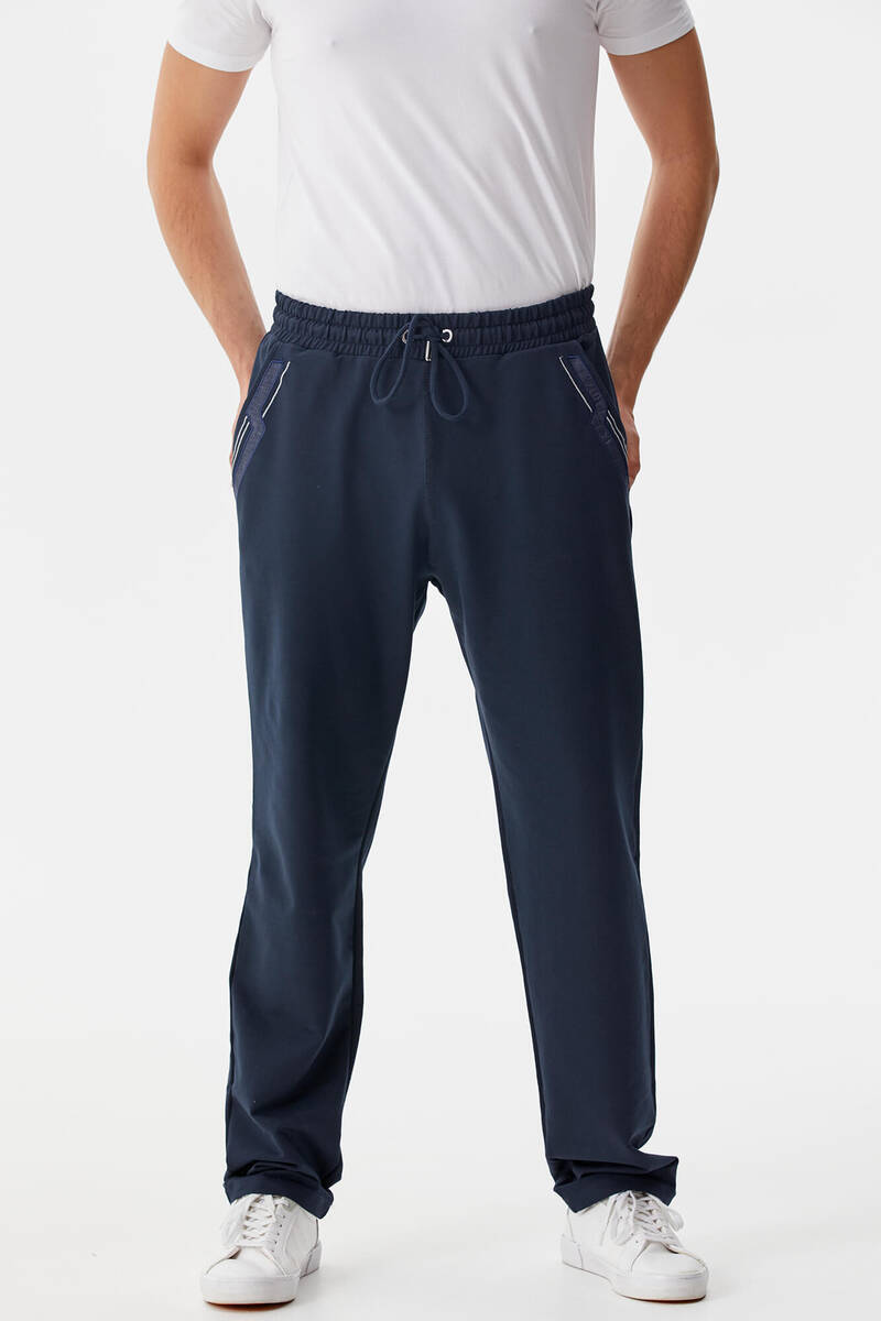 Cep Örme Detaylı Eşofman Altı - Lacivert (3) Sementa