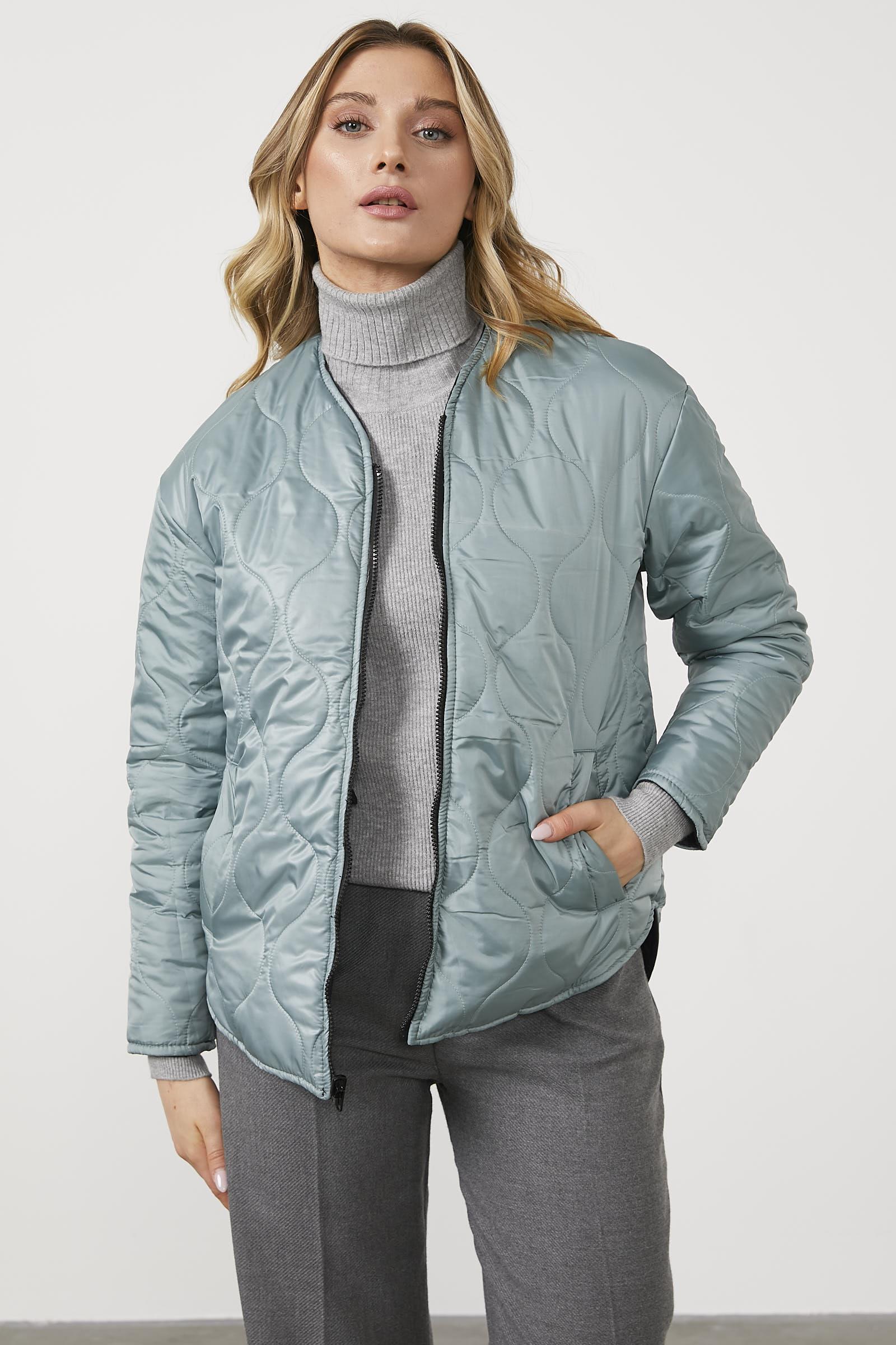 Çift Taraflı Giyilebilen Kapitone Mont - Siyah (5) Sementa