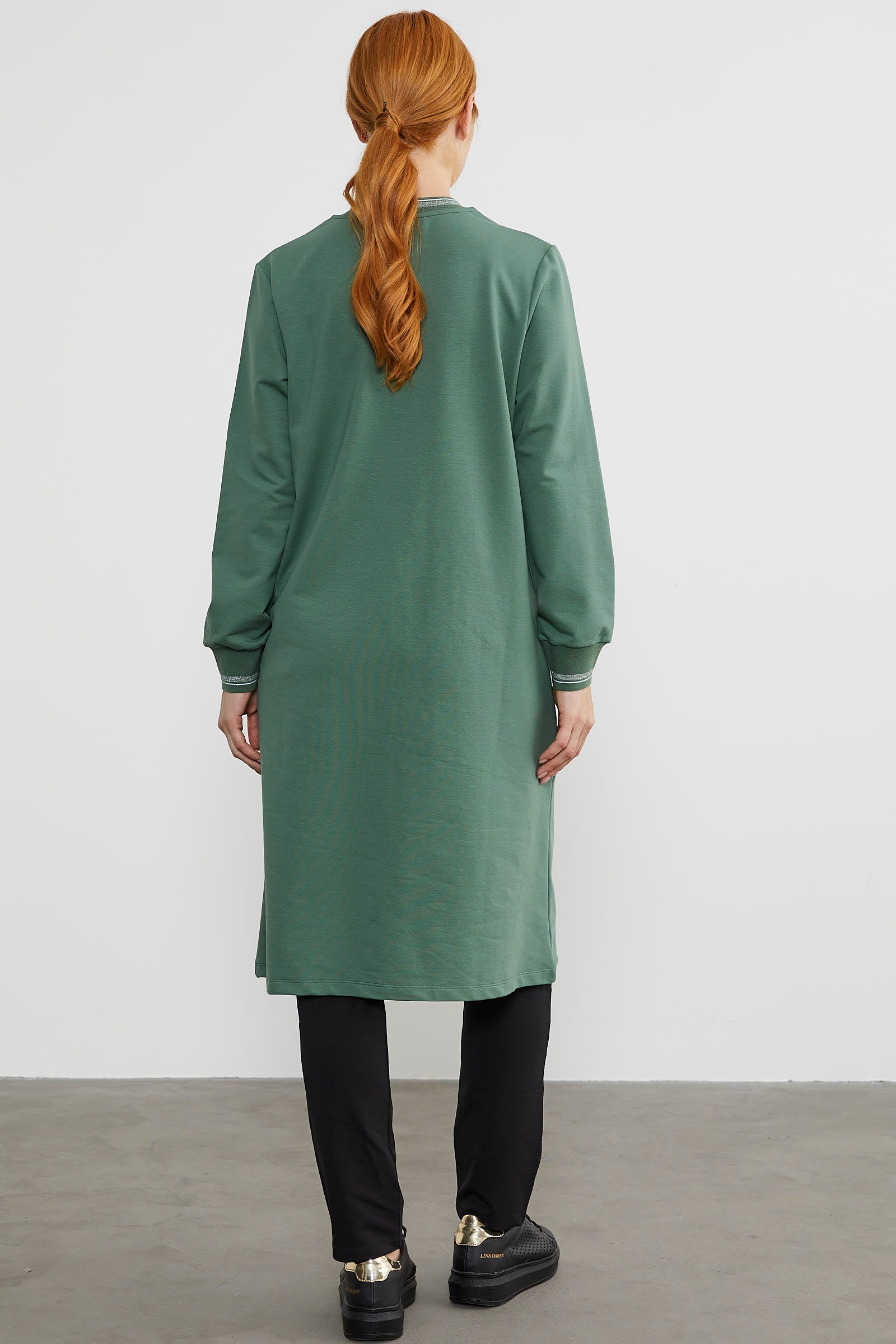 Çıtçıtlı Sıfır Yaka Kap - Yeşil (6) Sementa