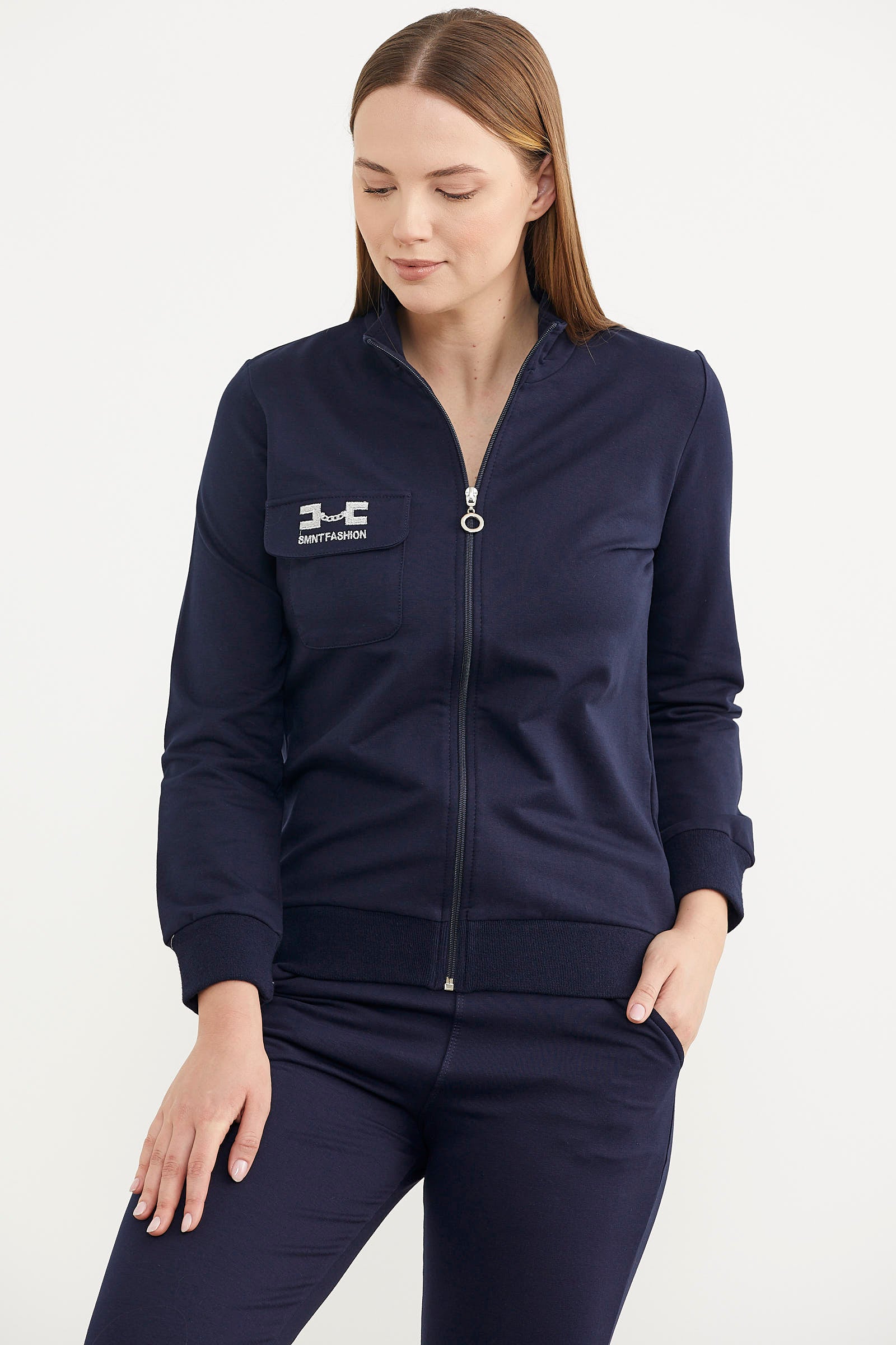 Fermuarlı Jogger Eşofman Takım - Lacivert (3) Sementa