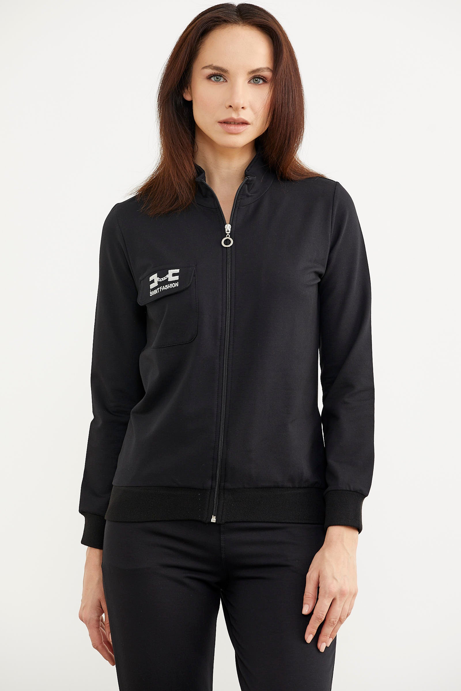 Fermuarlı Jogger Eşofman Takım - Siyah (5) Sementa