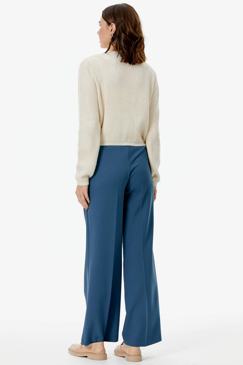 Hırka Atlet İkili Triko Takım - Kemik (5) Sementa