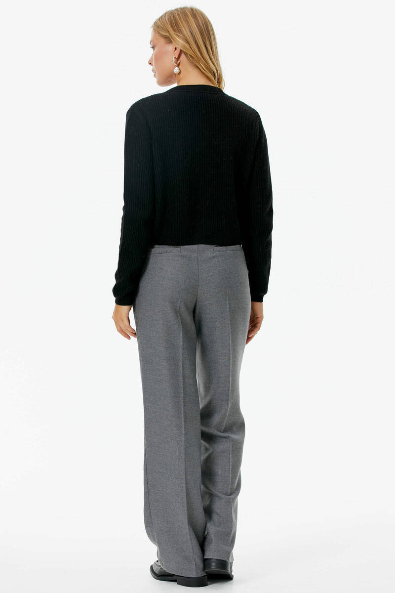 Hırka Atlet İkili Triko Takım - Siyah (7) Sementa