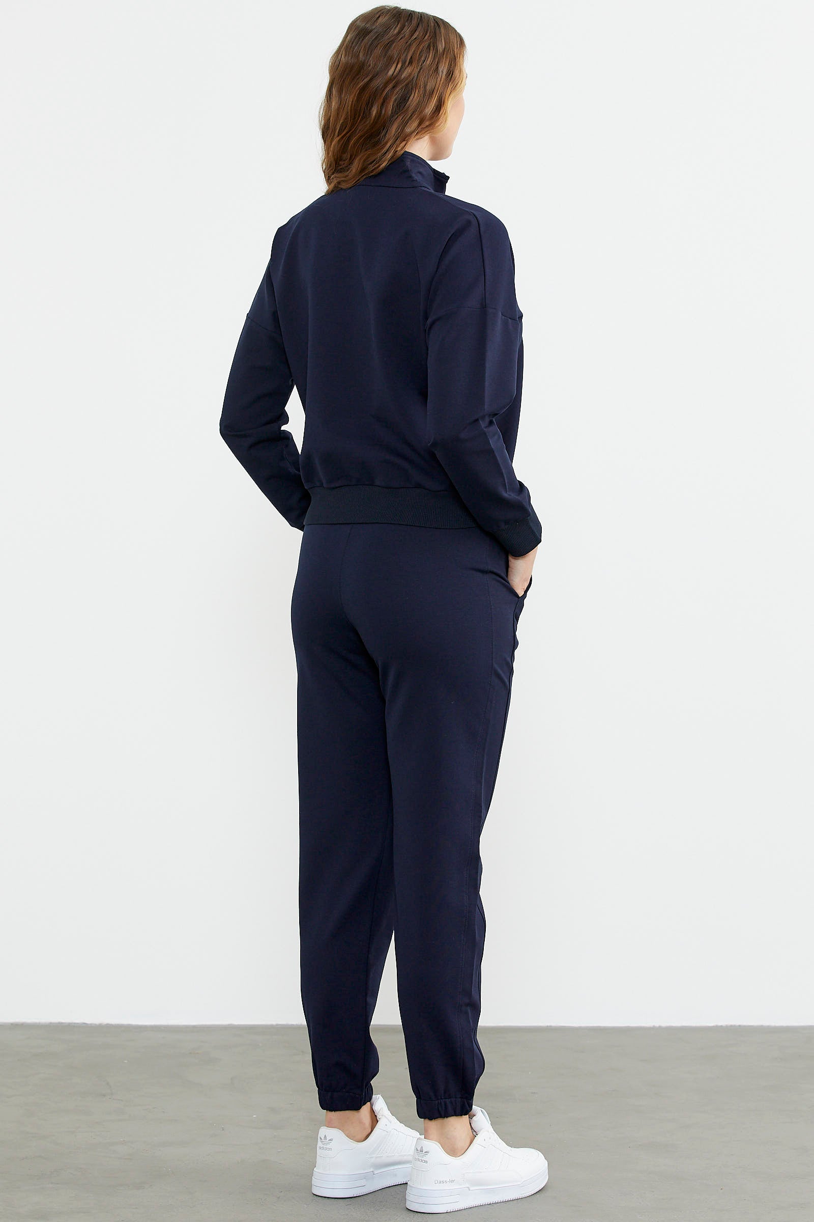 Jogger Dik Yaka Eşofman Takım - Lacivert (8) Sementa