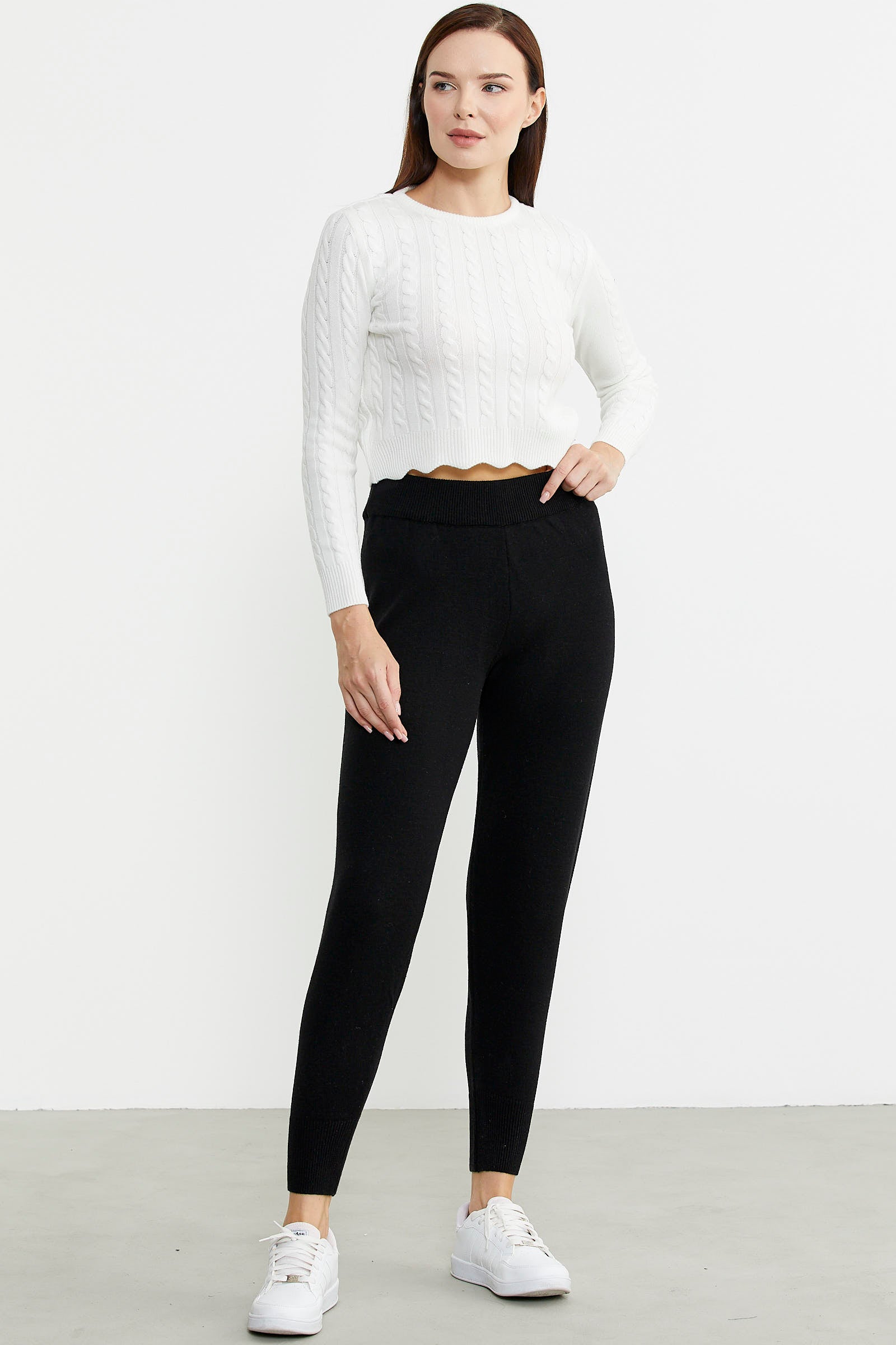 Jogger Triko Pantolon - Siyah - Sementa