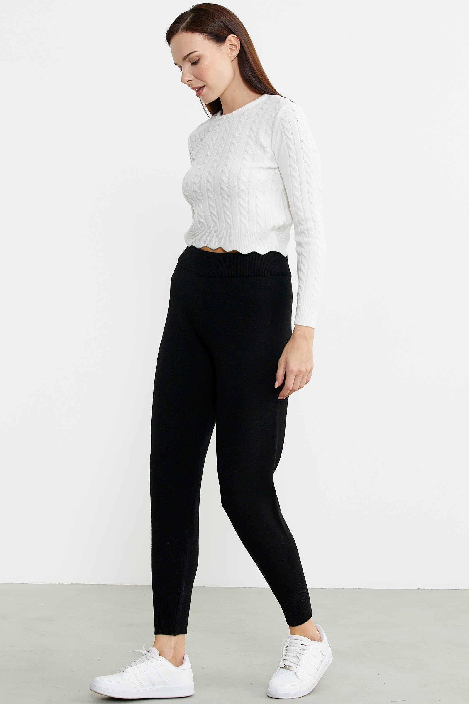 Jogger Triko Pantolon - Siyah - Sementa