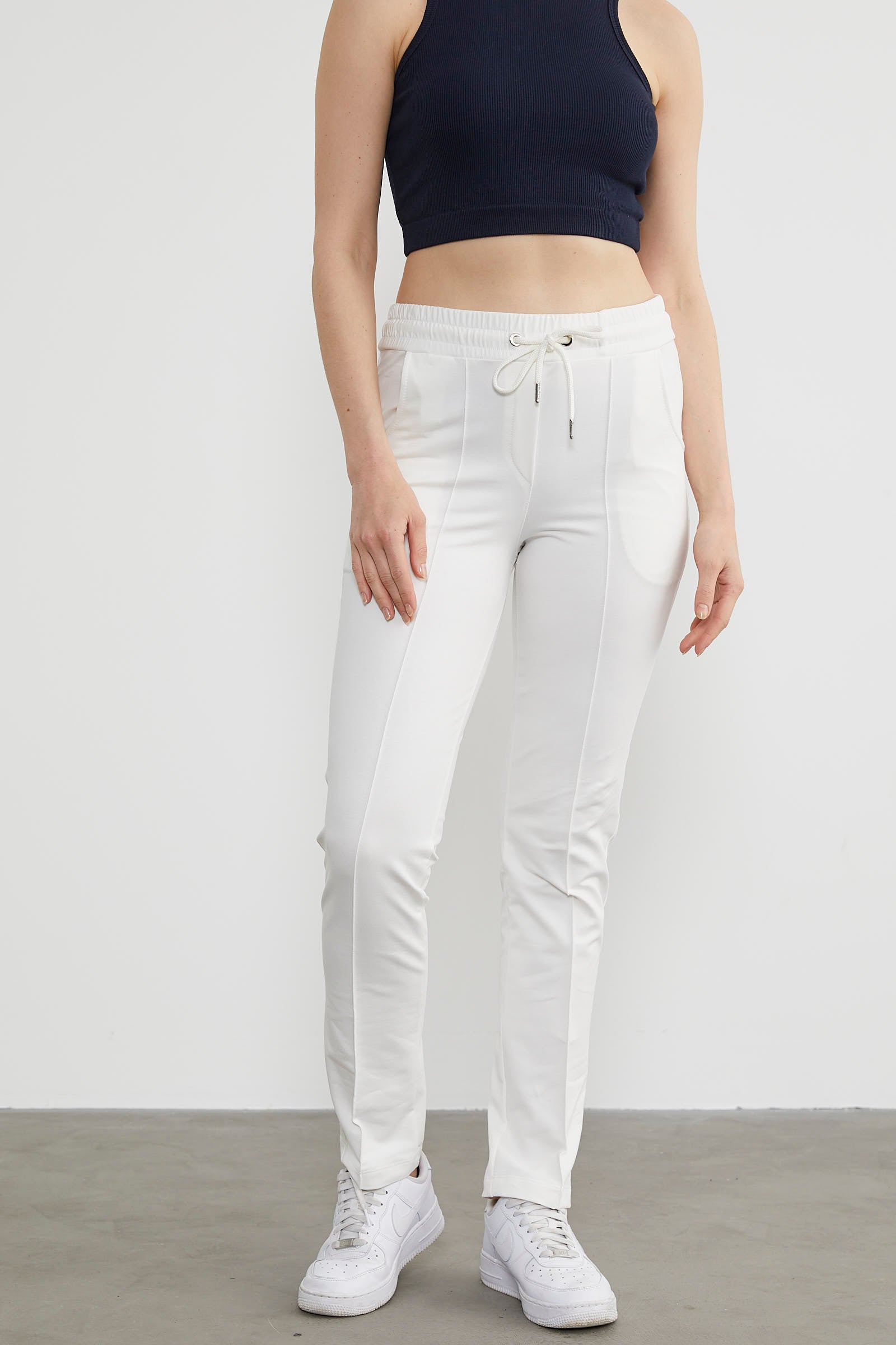 Kadın Cepli Eşofman Altı - Ekru (3) Sementa