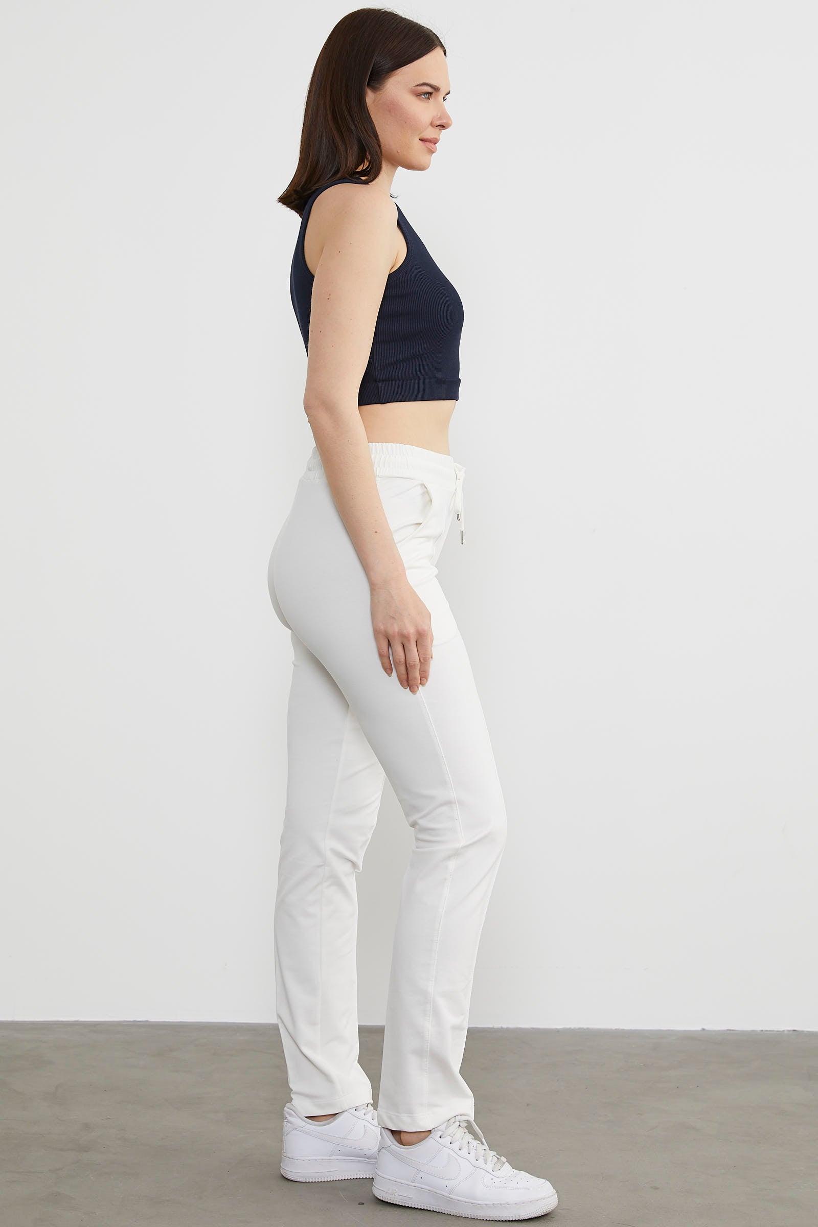 Kadın Cepli Eşofman Altı - Ekru (4) Sementa