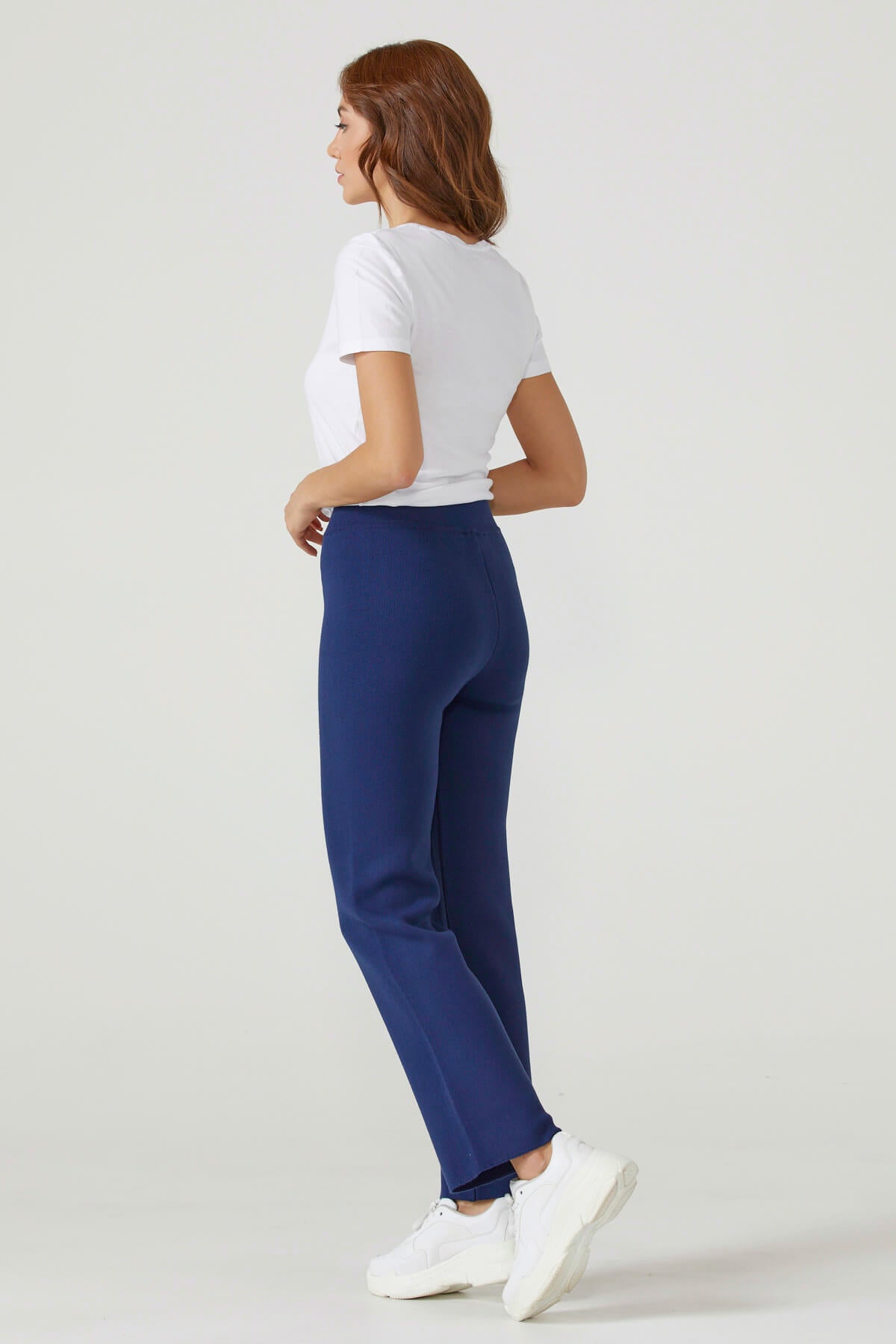 Kadın Triko Pantolon - Lacivert (4) Sementa