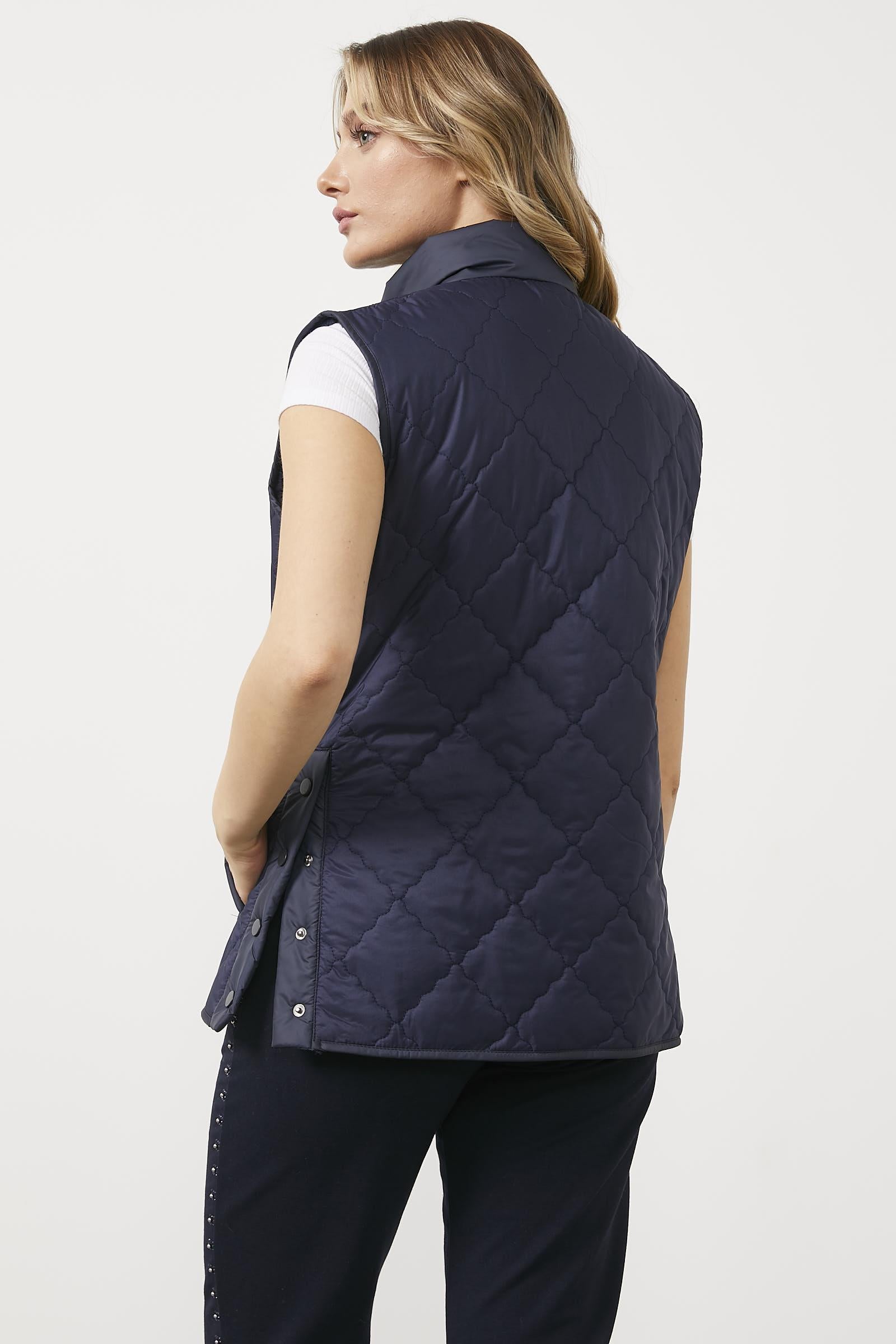 Kapitone İçi Peluş Yelek - Lacivert (5) Sementa