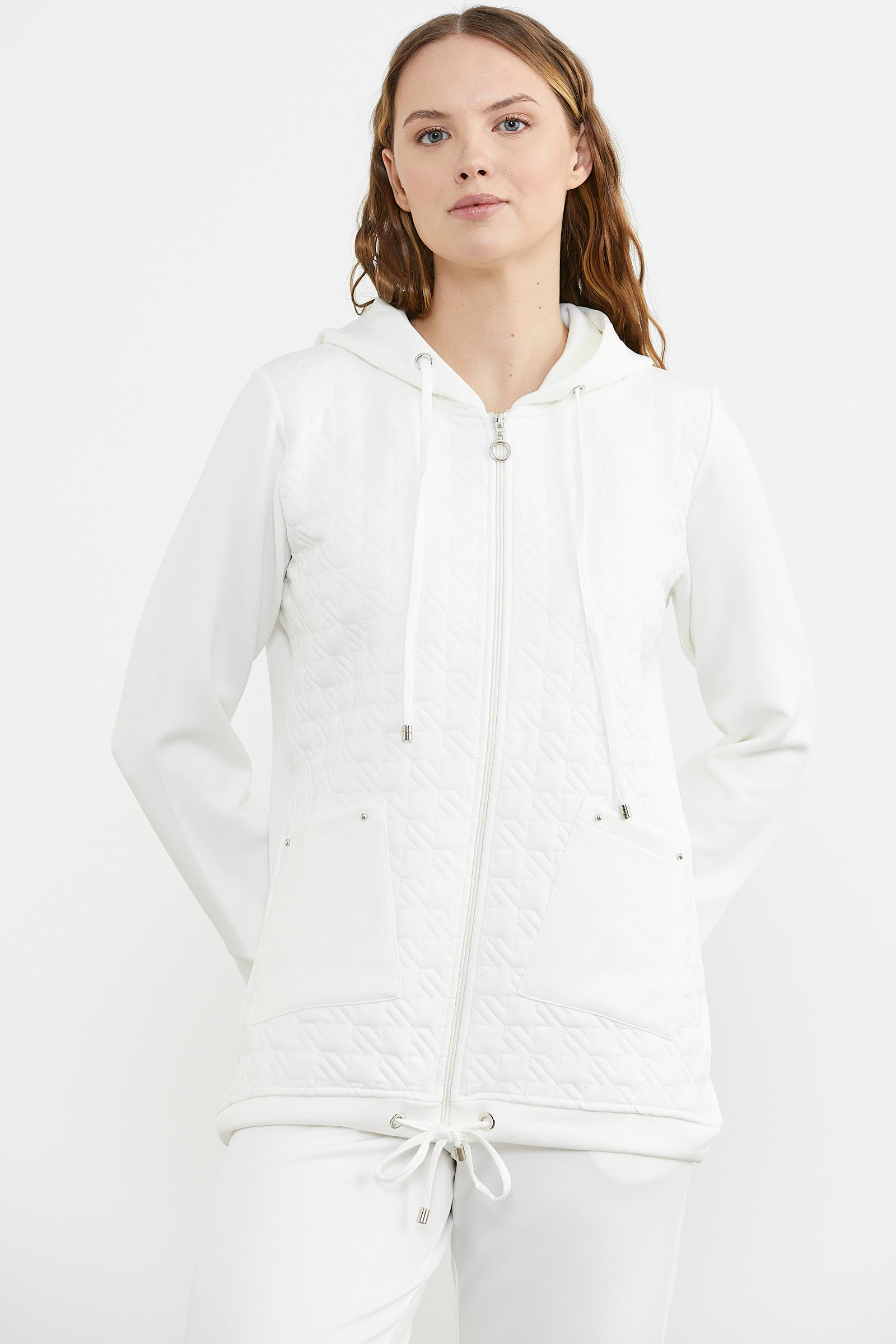 Kapitoneli Scuba Eşofman Takım - Ekru (4) Sementa