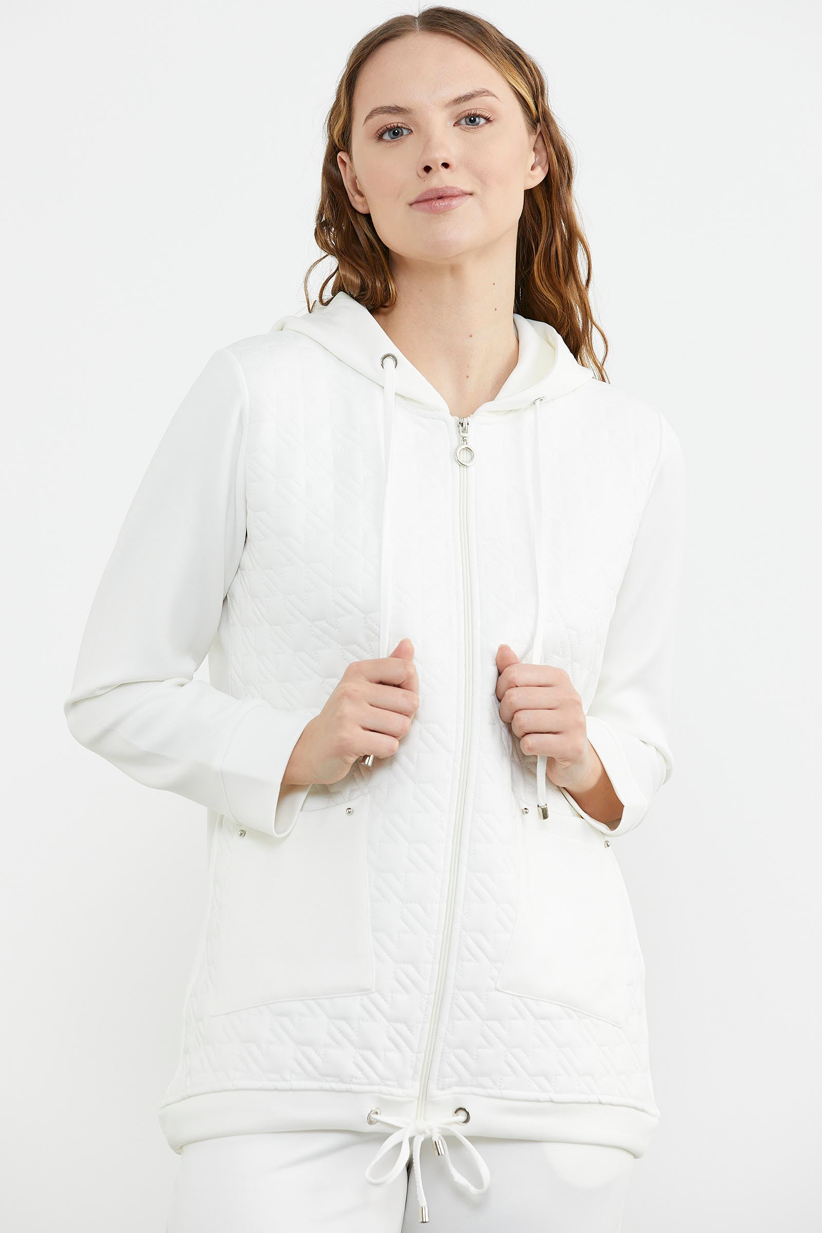 Kapitoneli Scuba Eşofman Takım - Ekru (5) Sementa