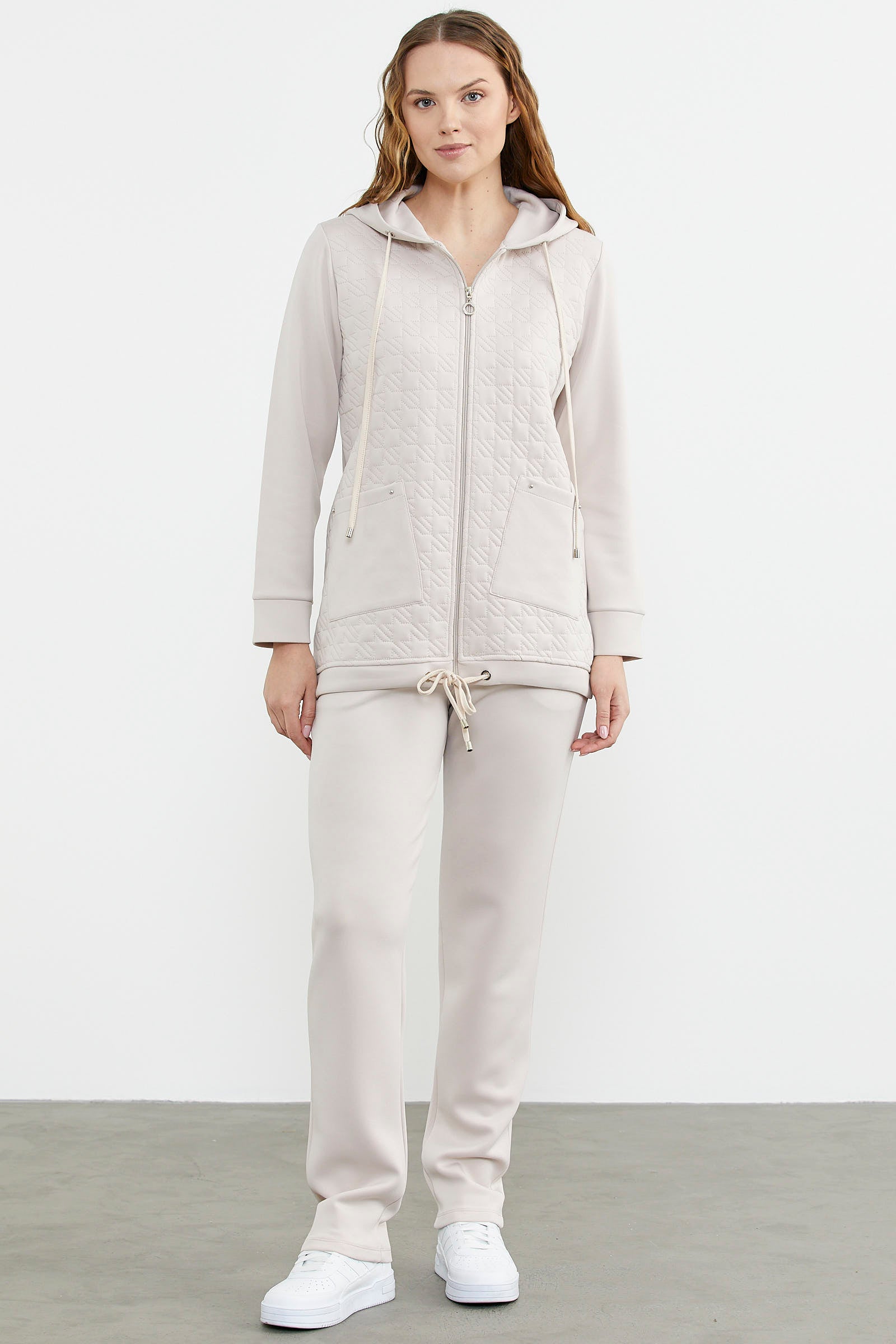 Kapitoneli Scuba Eşofman Takım - Taş (2) Sementa