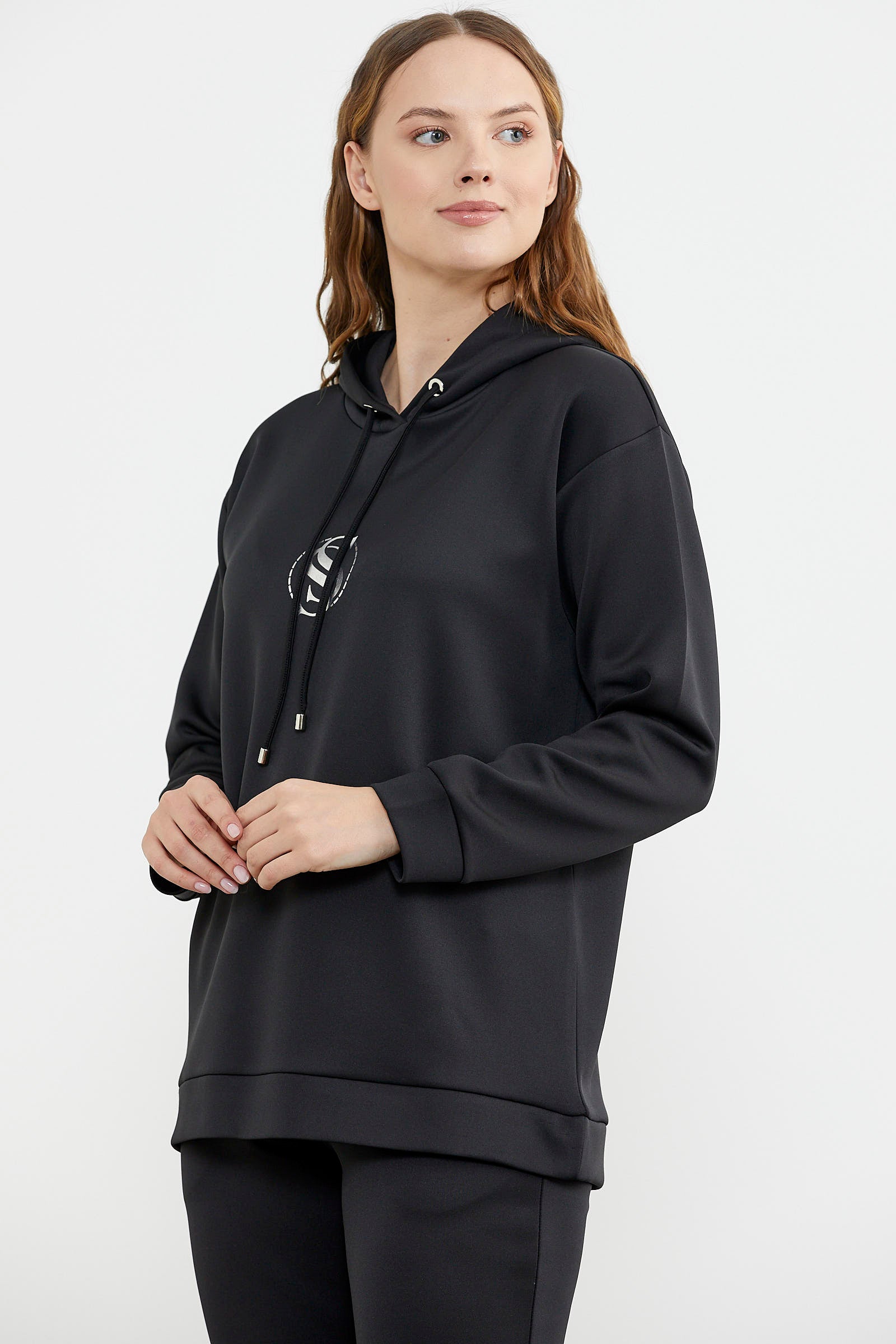 Kapüşonlu Scuba Jogger Eşofman Takım - Siyah (3) Sementa