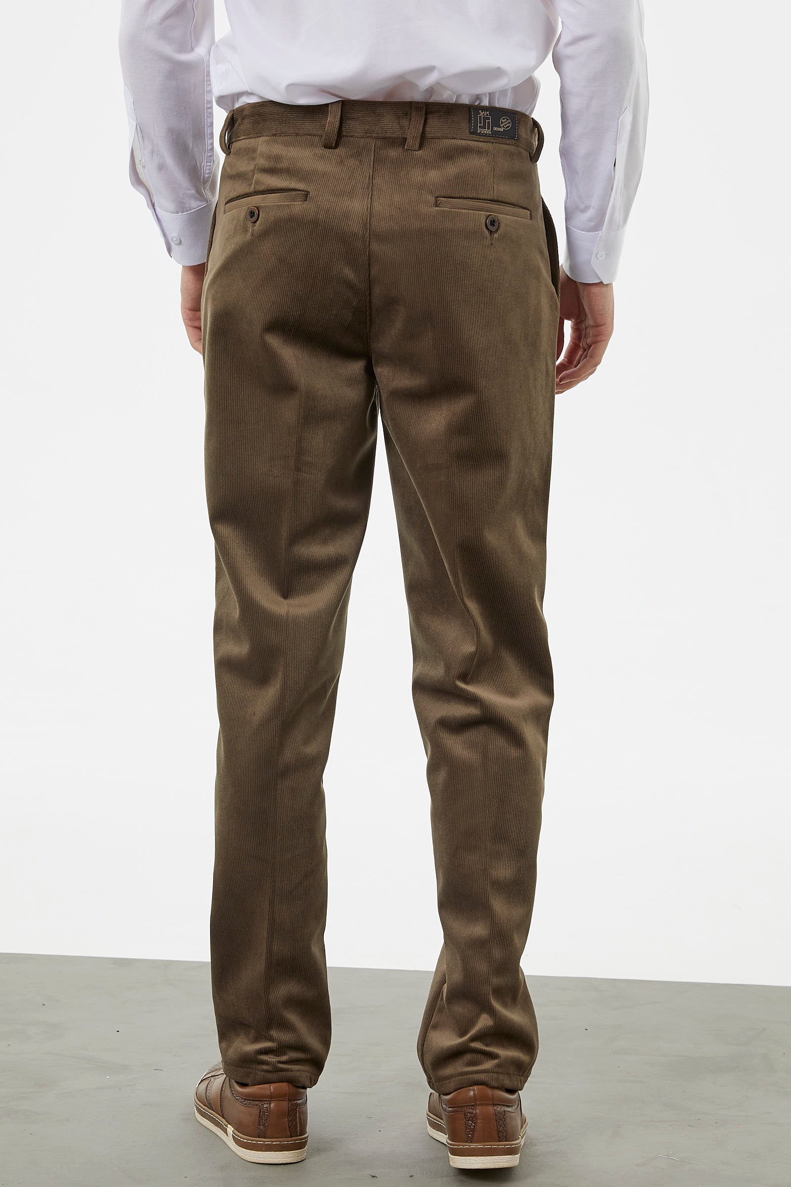 Klasik Chino Kadife Pantolon - Bej (5) Sementa