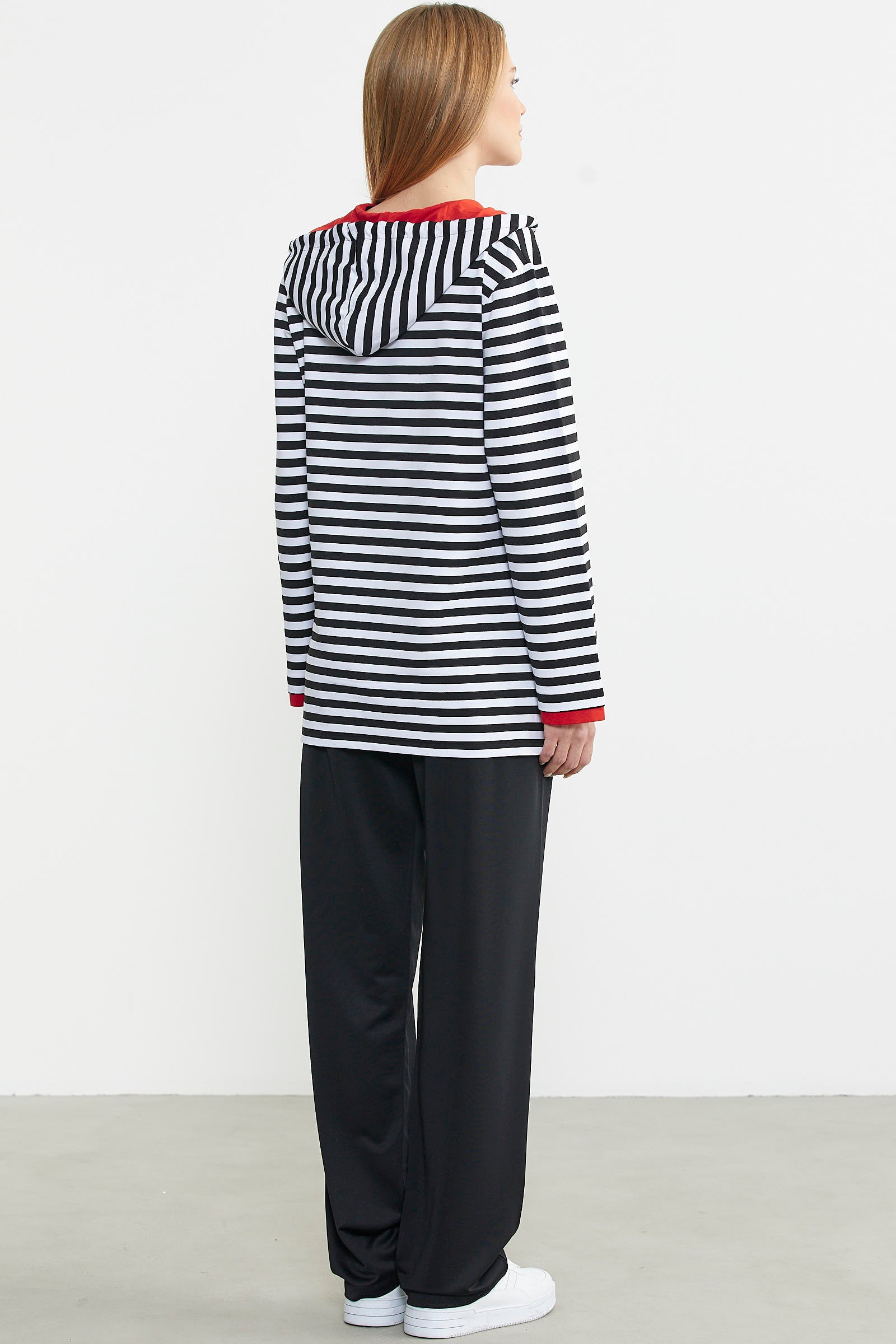 Marine Fermuarlı Tunik Takım - Siyah - Sementa