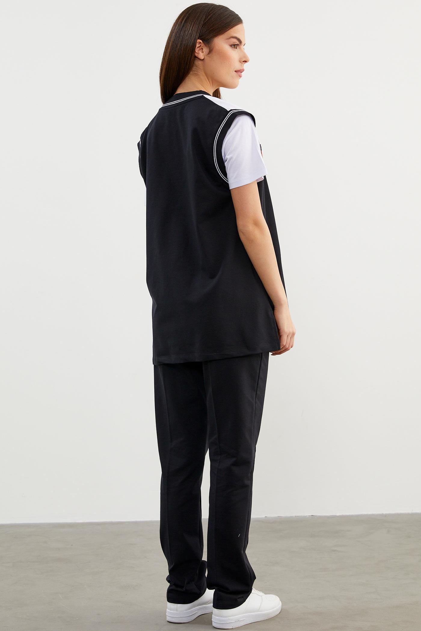 Marine Üçlü Yelekli Takım - Siyah (7) Sementa