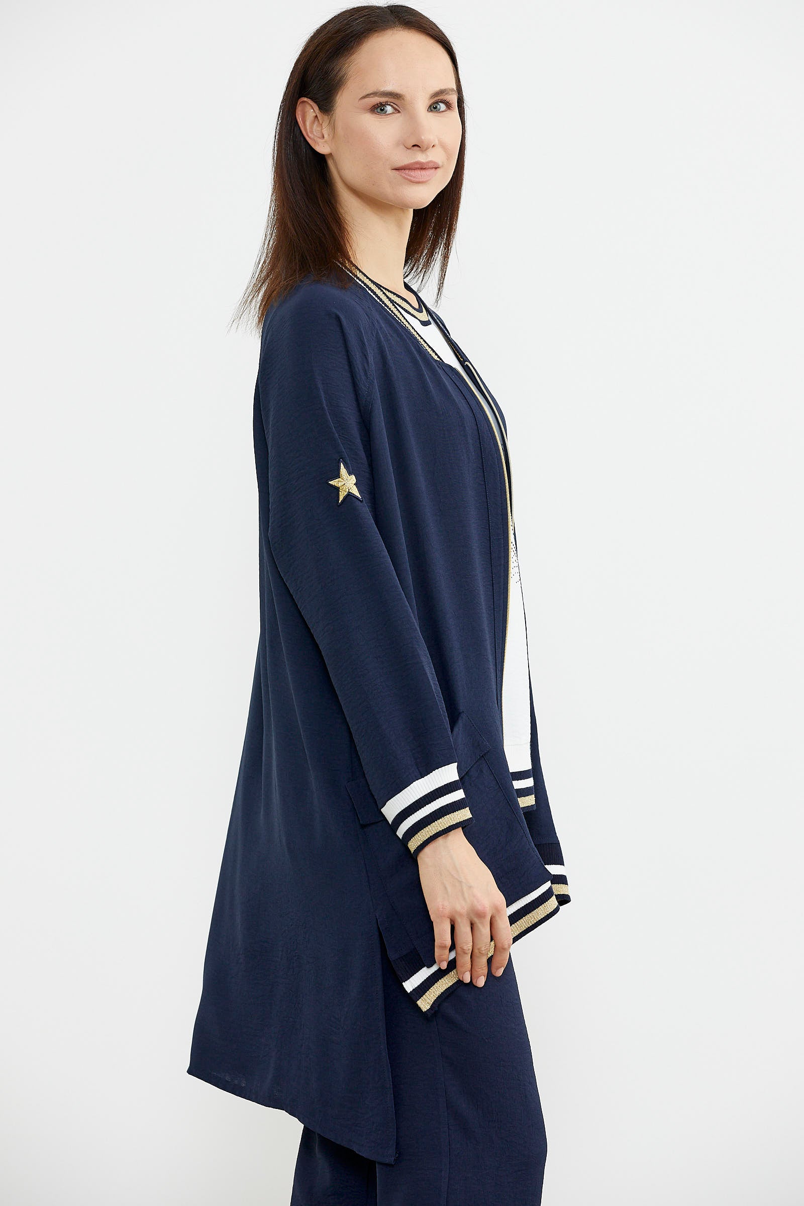 Rahat Kalıp Üçlü Krep Takım - Lacivert (4) Sementa