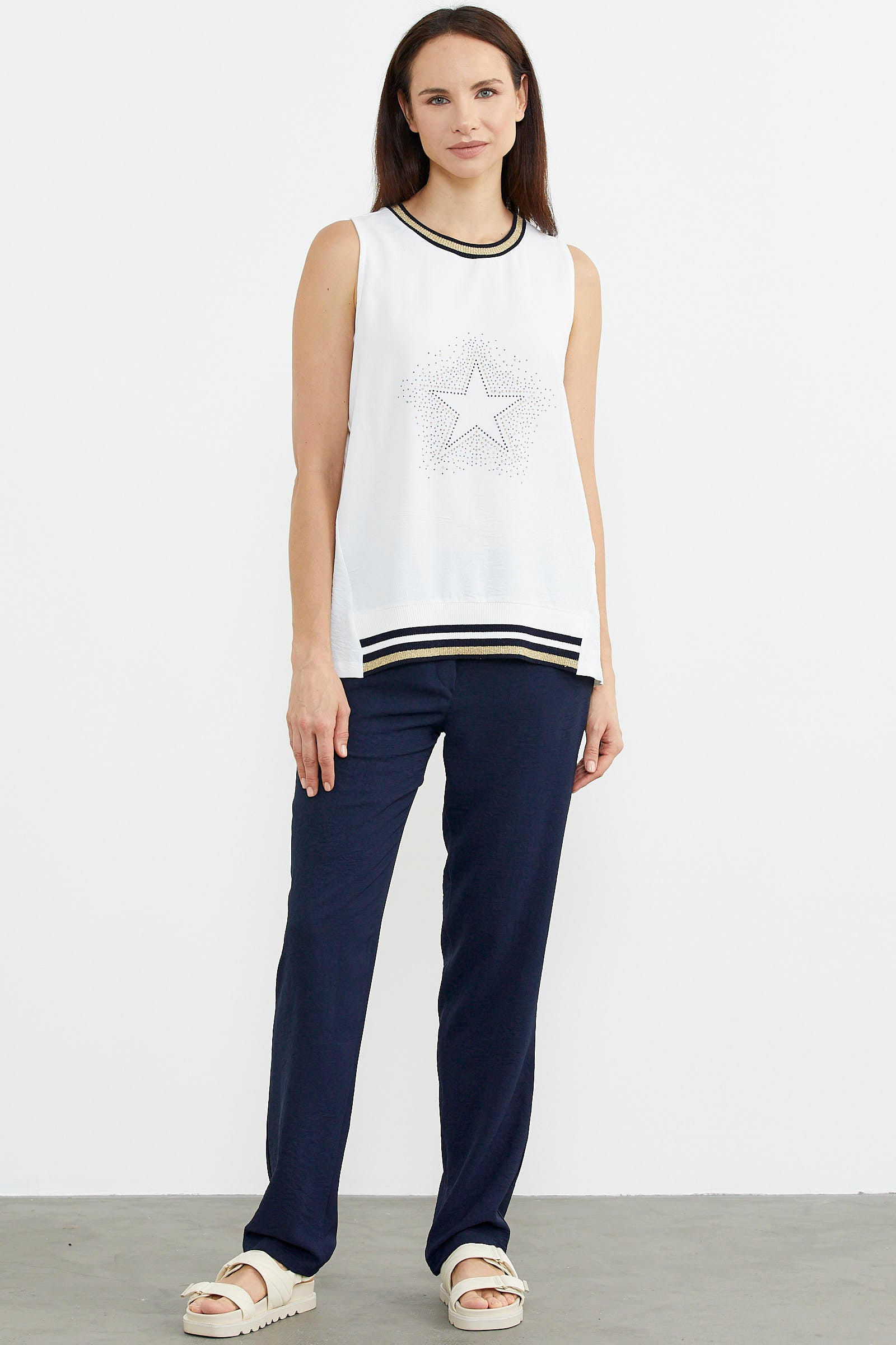 Rahat Kalıp Üçlü Krep Takım - Lacivert (5) Sementa