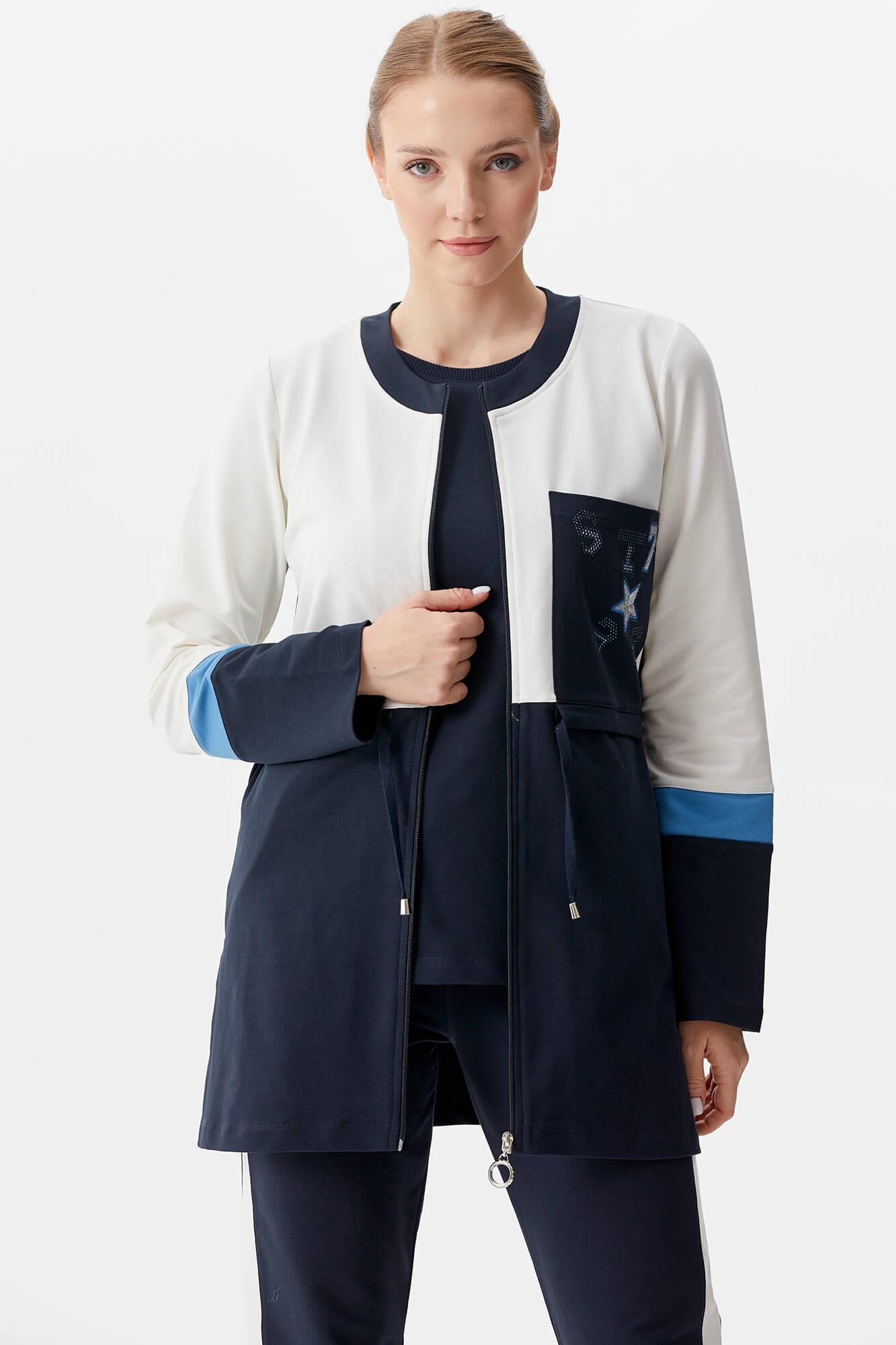 Rahat Kalıp Üçlü Tunik Eşofman Takım - Lacivert (5) Sementa