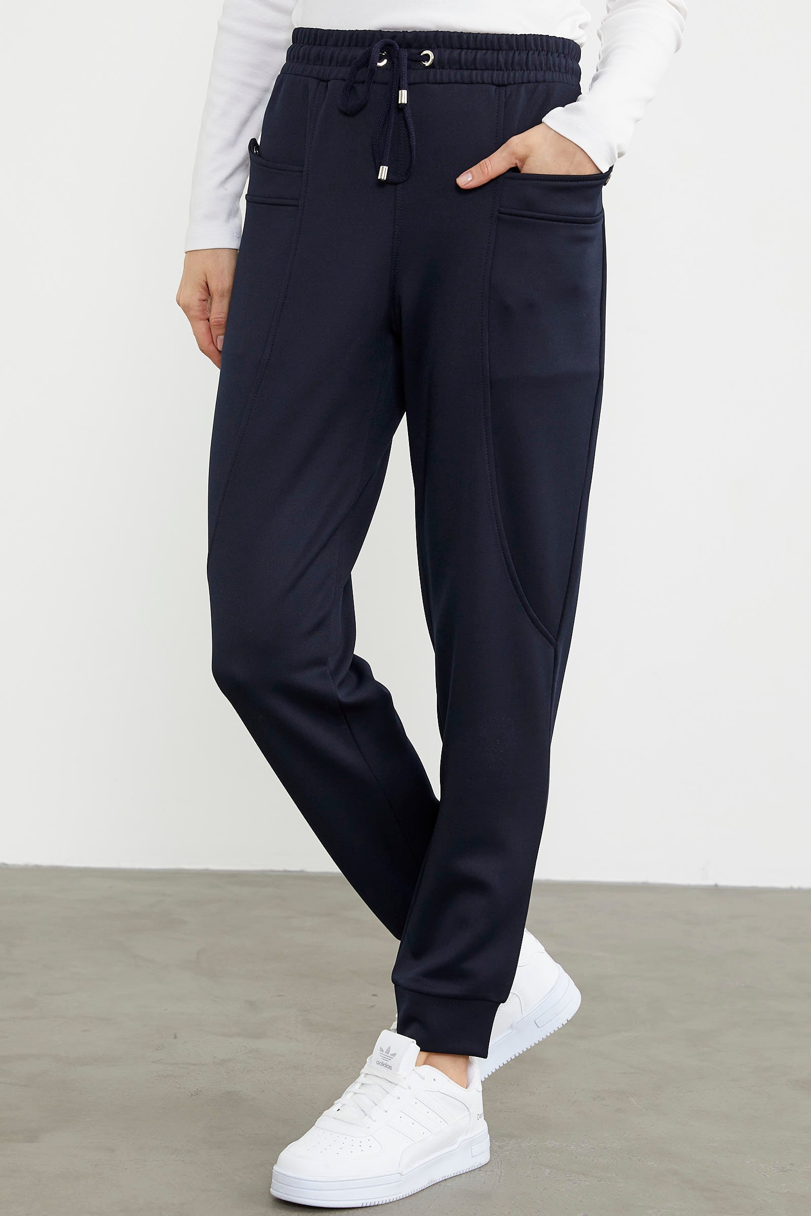 Scuba Kumaş Cepli Eşofman Altı - Lacivert (4) Sementa