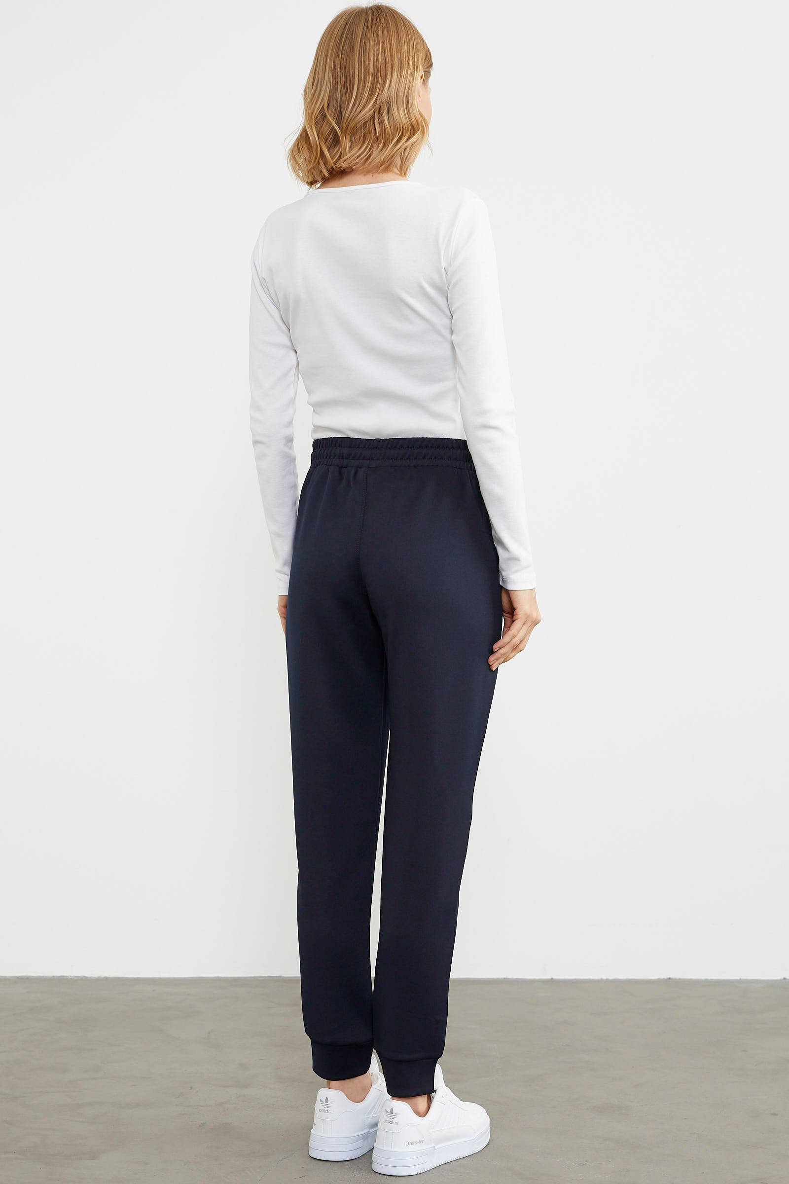 Scuba Kumaş Cepli Eşofman Altı - Lacivert (6) Sementa