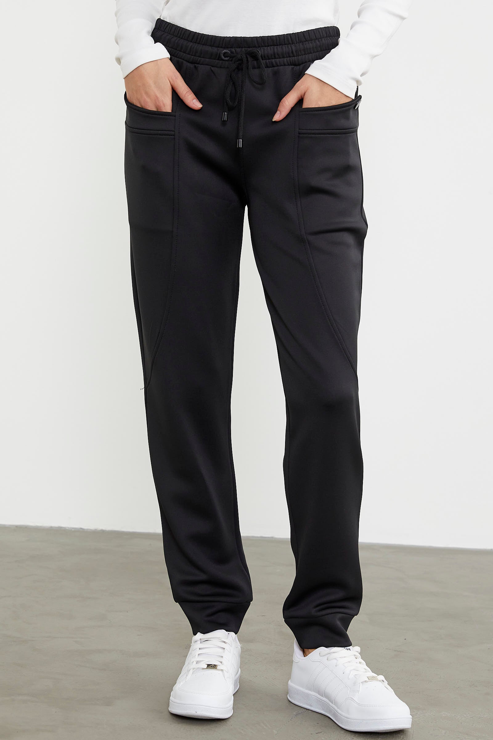 Scuba Kumaş Cepli Eşofman Altı - Siyah (5) Sementa