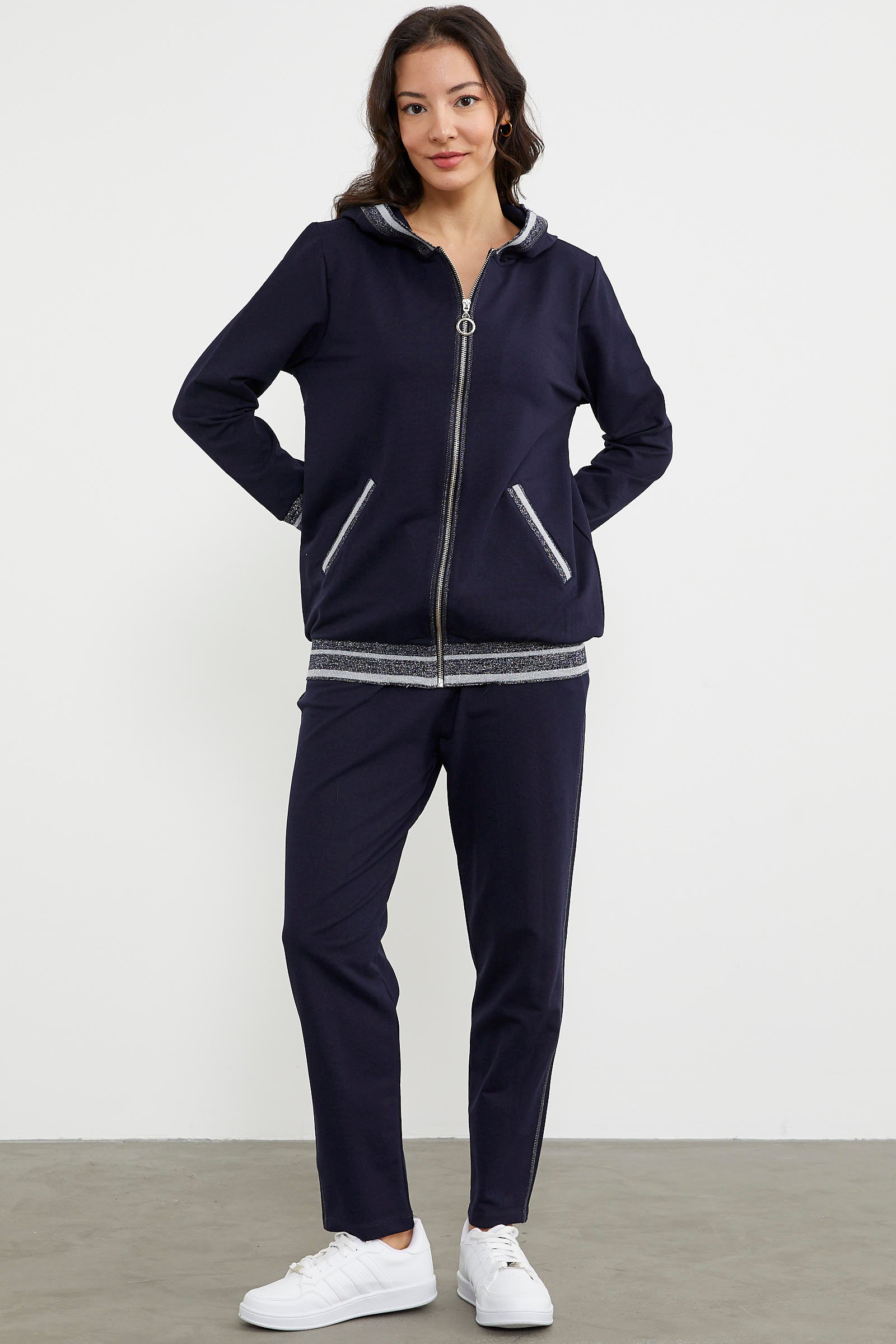 Sim Triko Kombinli Eşofman Takım - Lacivert (3) Sementa