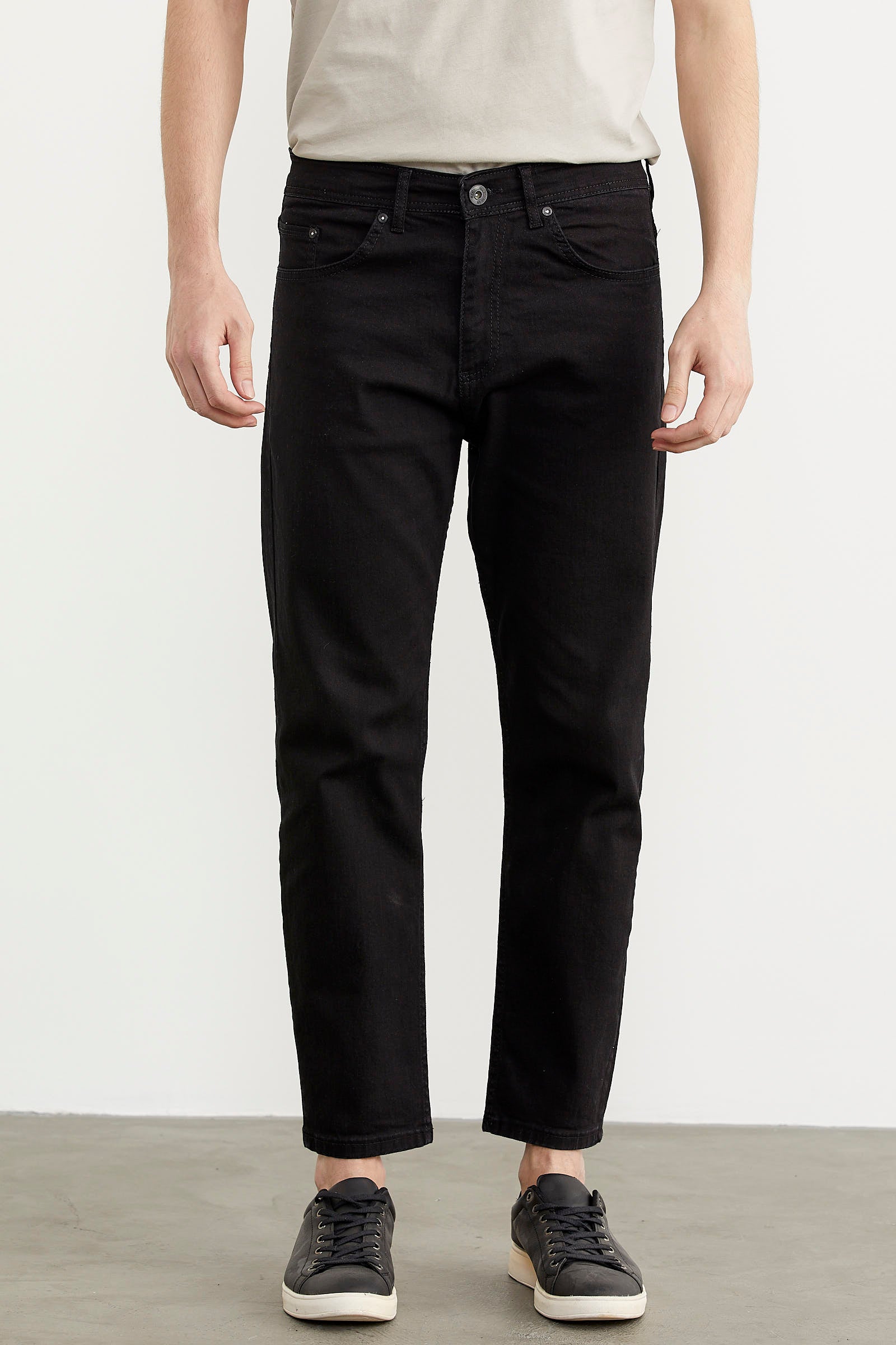 Skinny Fit Normal Bel Jean Pantolon - Füme (4) Sementa