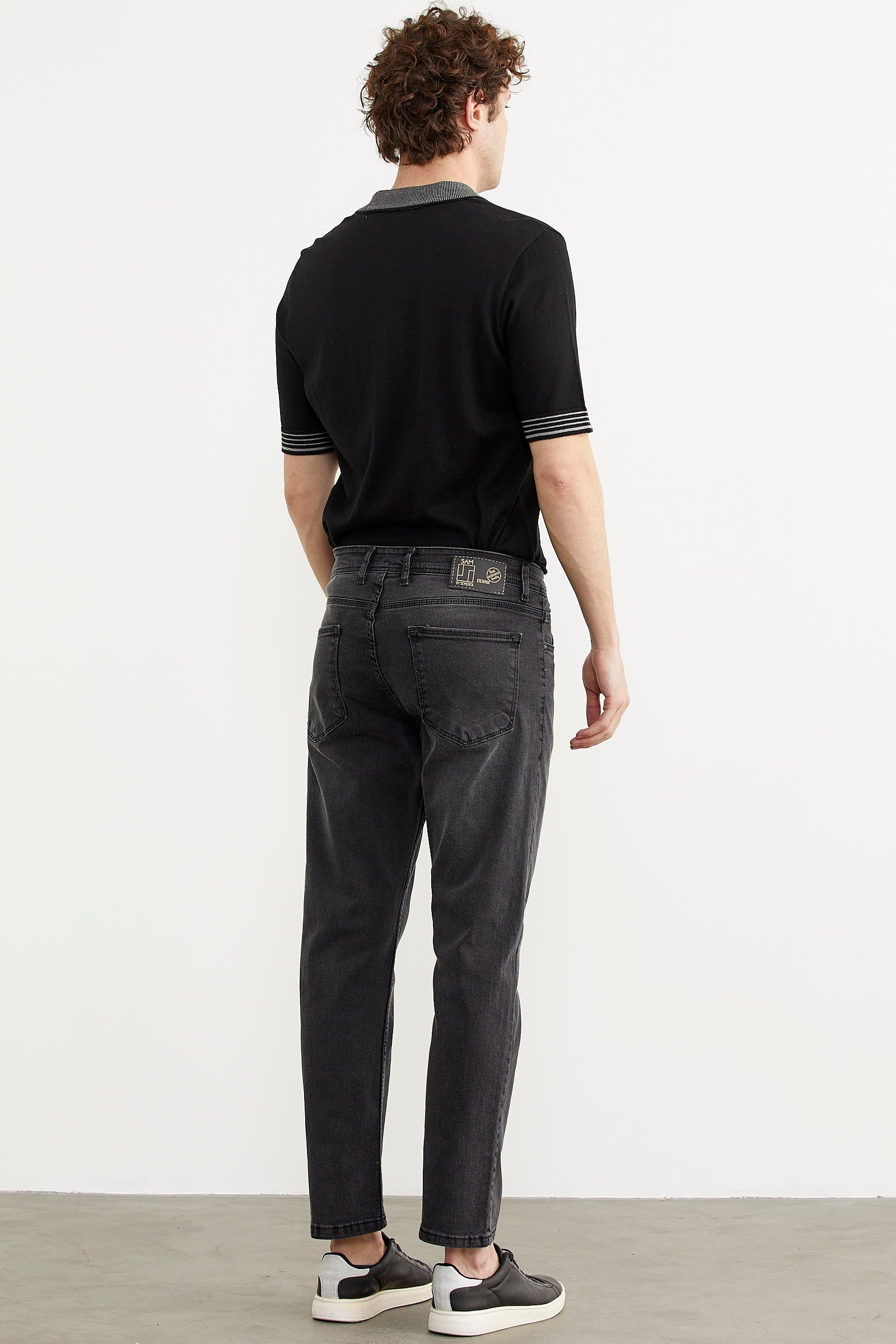 Skinny Fit Normal Bel Jean Pantolon - Koyu Gri (5) Sementa