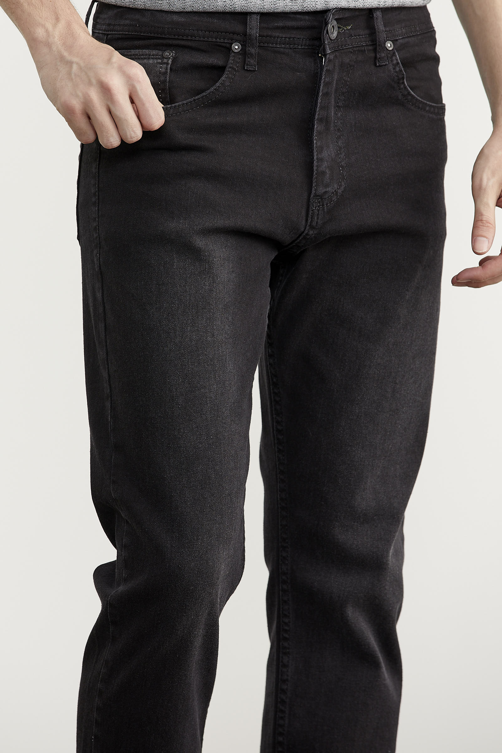 Skinny Fit Normal Bel Jean Pantolon - Siyah (5) Sementa