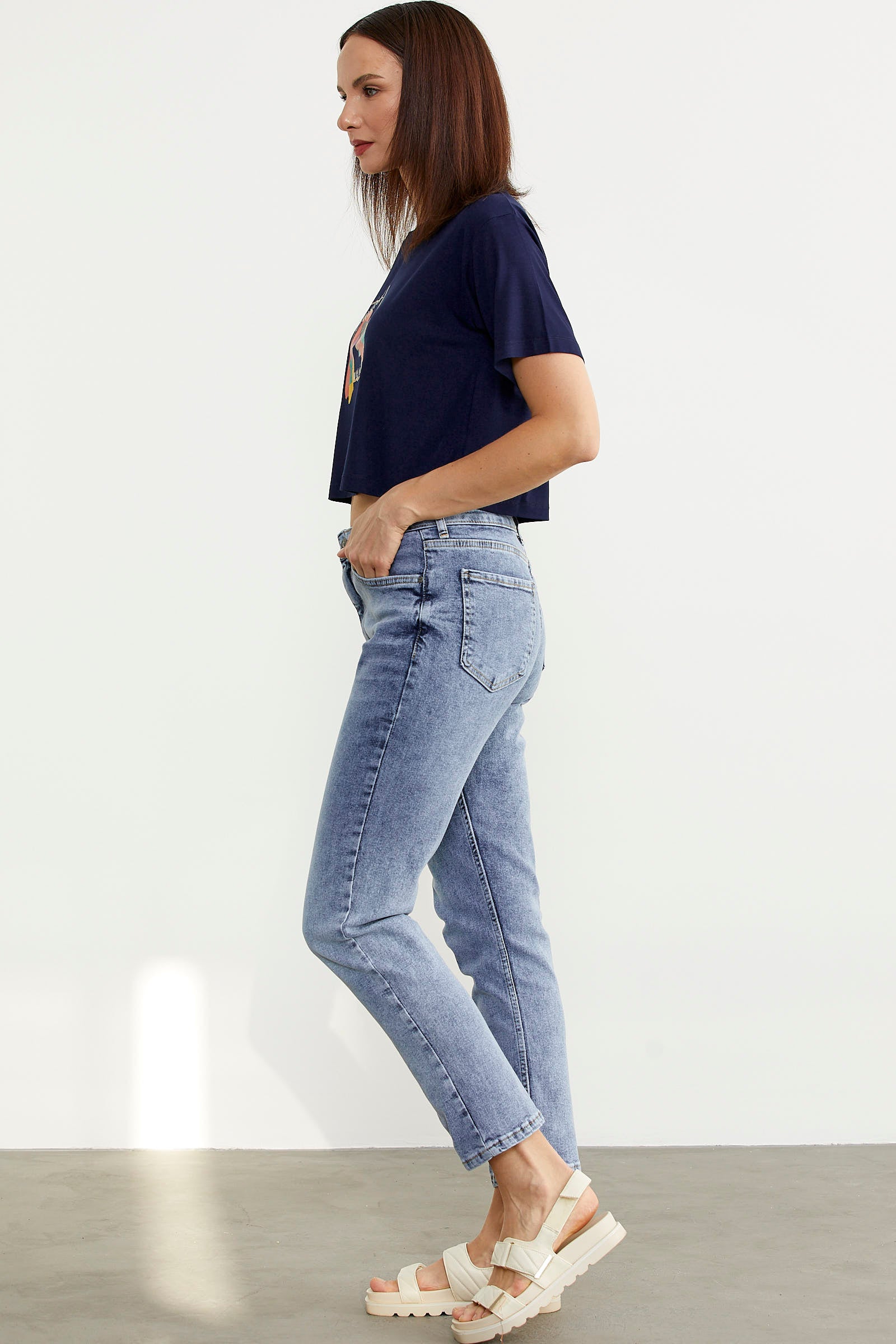 Straight Comfort Fit Jean Pantolon - Açık Mavi (4) Sementa