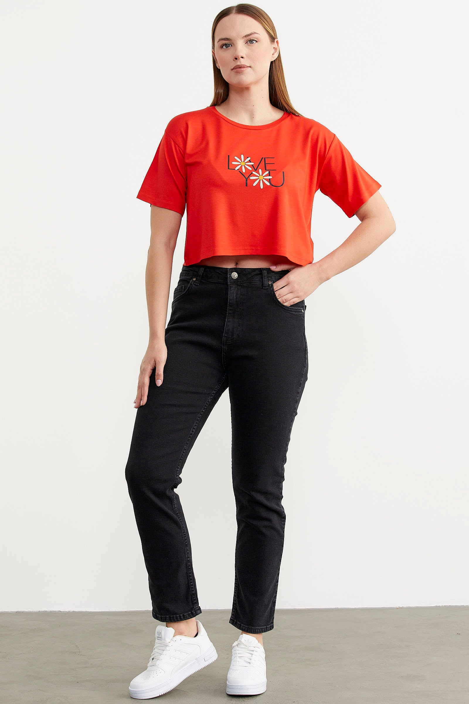 Straight Comfort Fit Jean Pantolon - Antrasit (2) Sementa