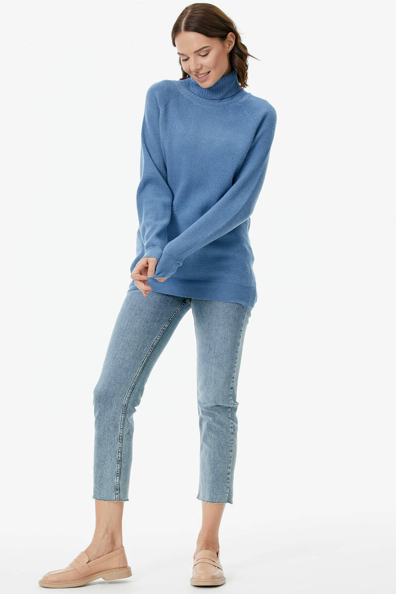 Tam Balıkçı Triko Kazak - Indigo (3) Sementa