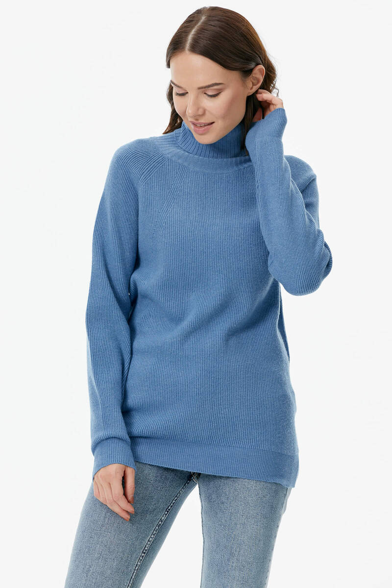 Tam Balıkçı Triko Kazak - Indigo (4) Sementa