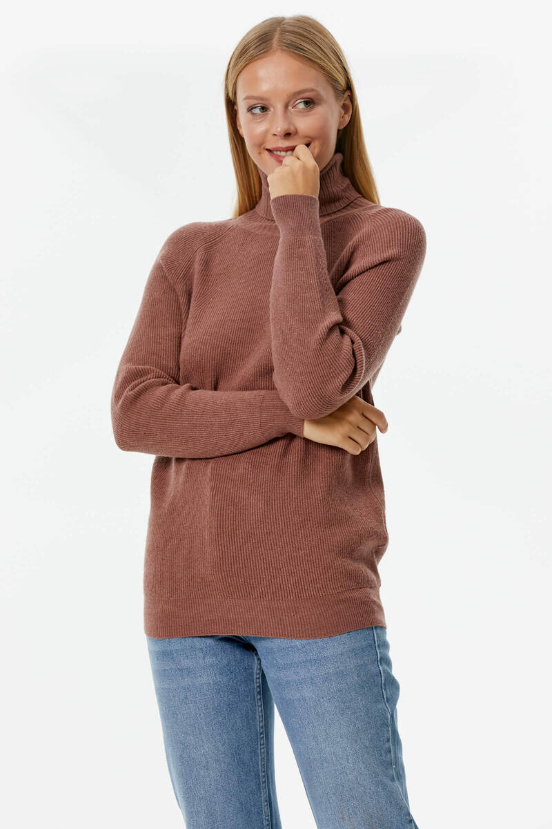 Tam Balıkçı Triko Kazak - Tarçın (3) Sementa