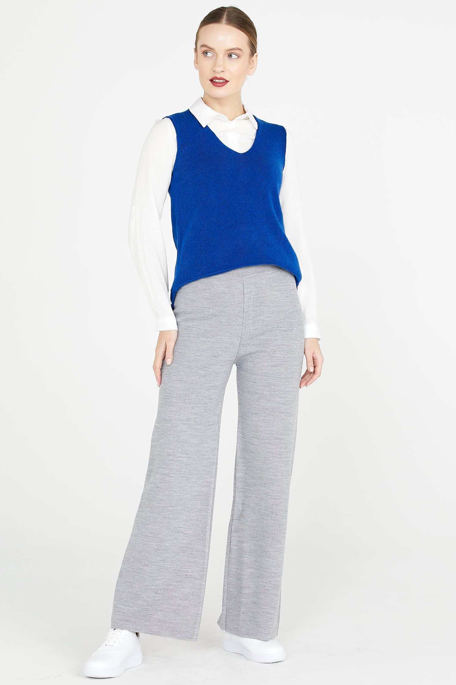 Bol Paça Triko Pantolon - Gri (1) Sementa