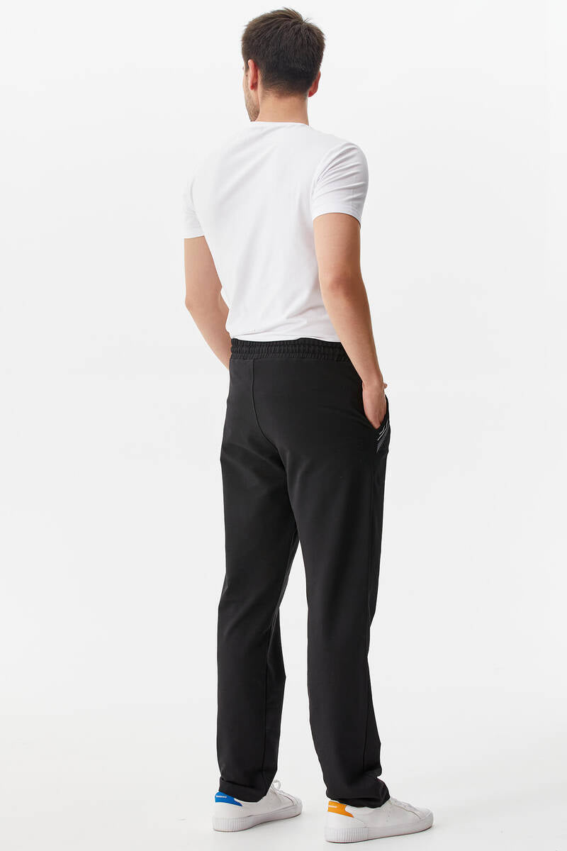 Cep Örme Detaylı Eşofman Altı - Siyah (4) Sementa