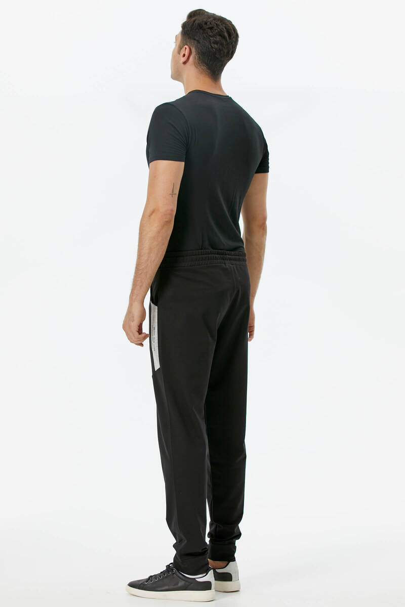 Cepli Parça Detaylı Eşofman Altı - Siyah (3) Sementa