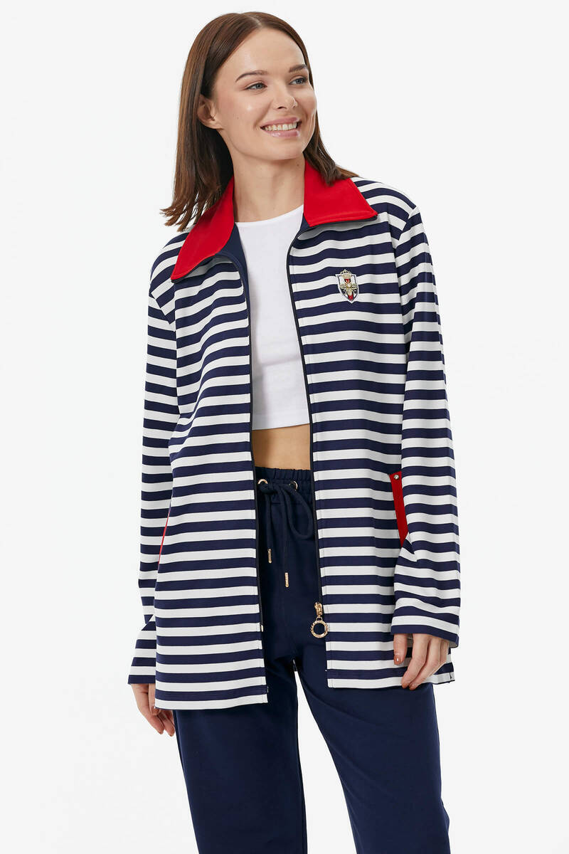 Çizgili Marine Eşofman Takım - Lacivert (5) Sementa