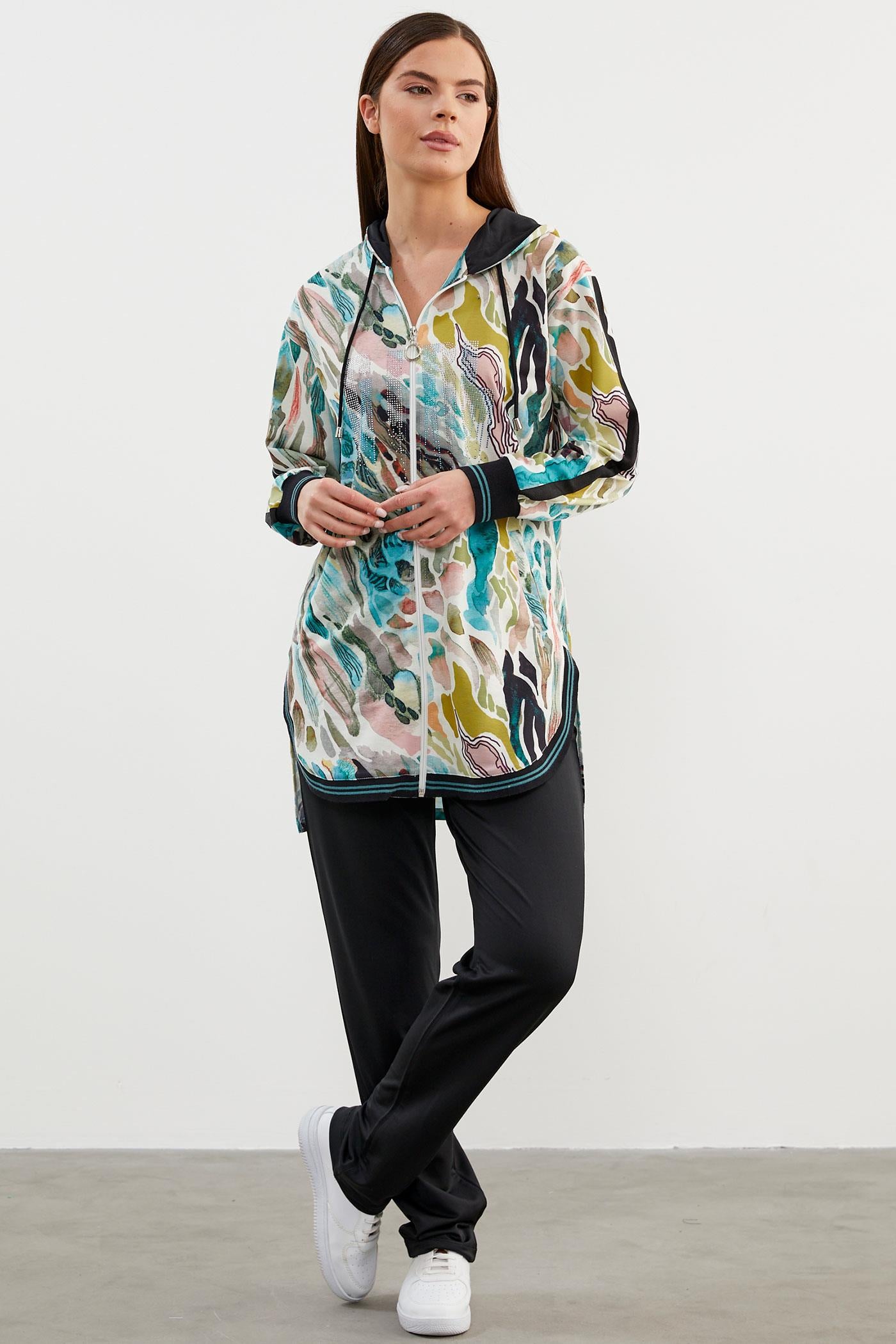 Çok Renkli Kombinli Rahat Kalıp Takım - Haki (2) Sementa