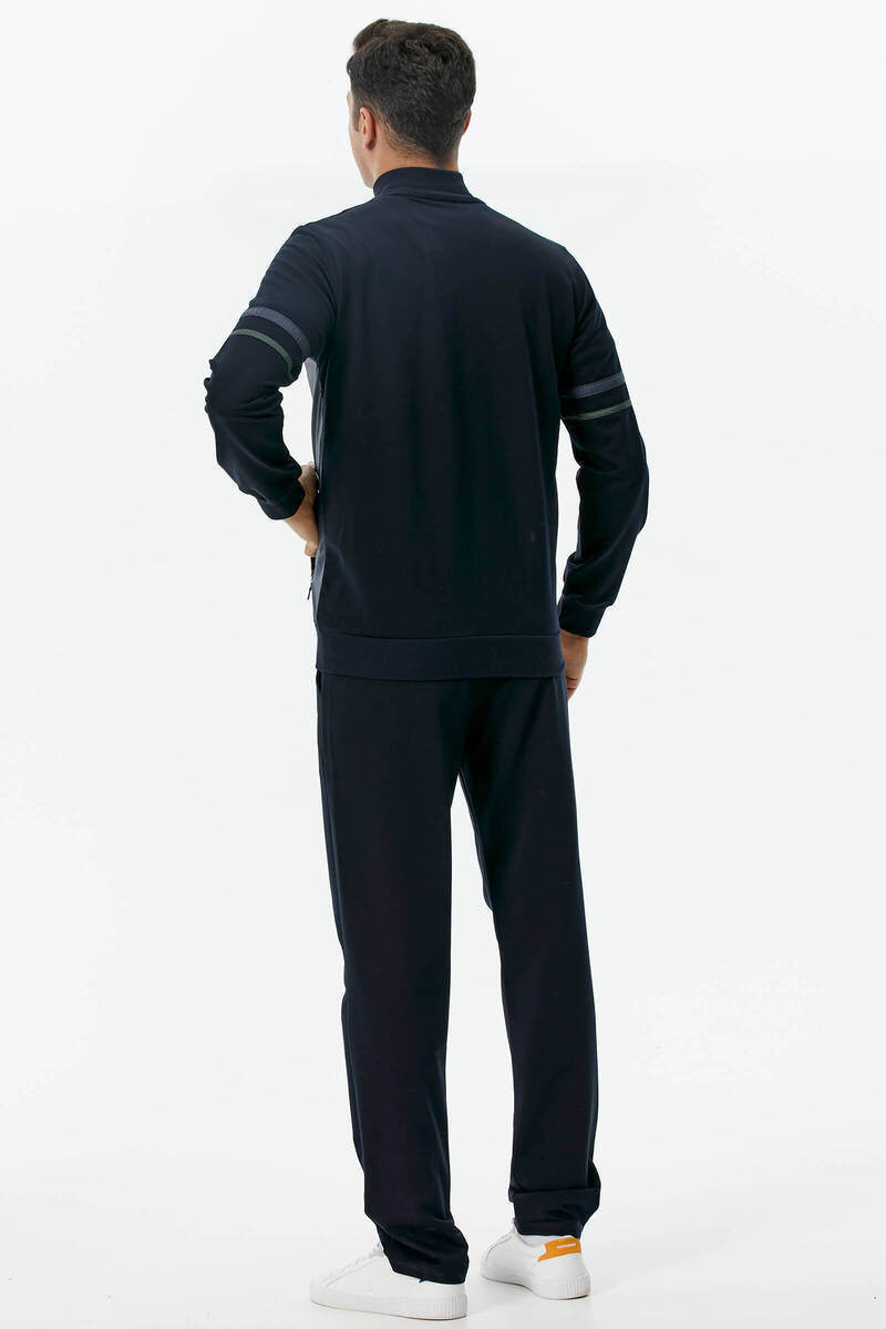 Dik Yaka Eşofman Takım - Lacivert (5) Sementa