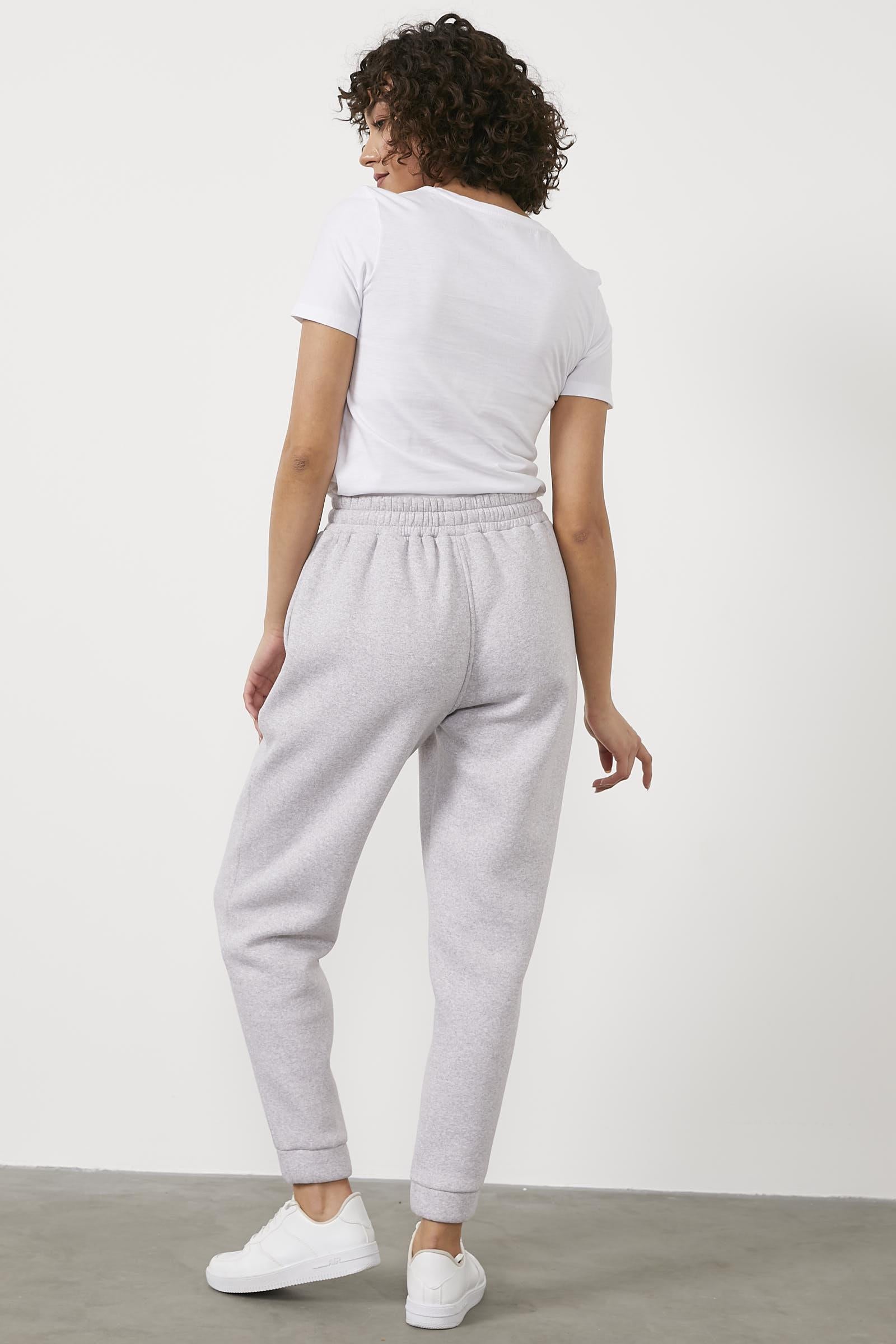 İçi Şardonlu Kalın Eşofman Altı - Gri (5) Sementa