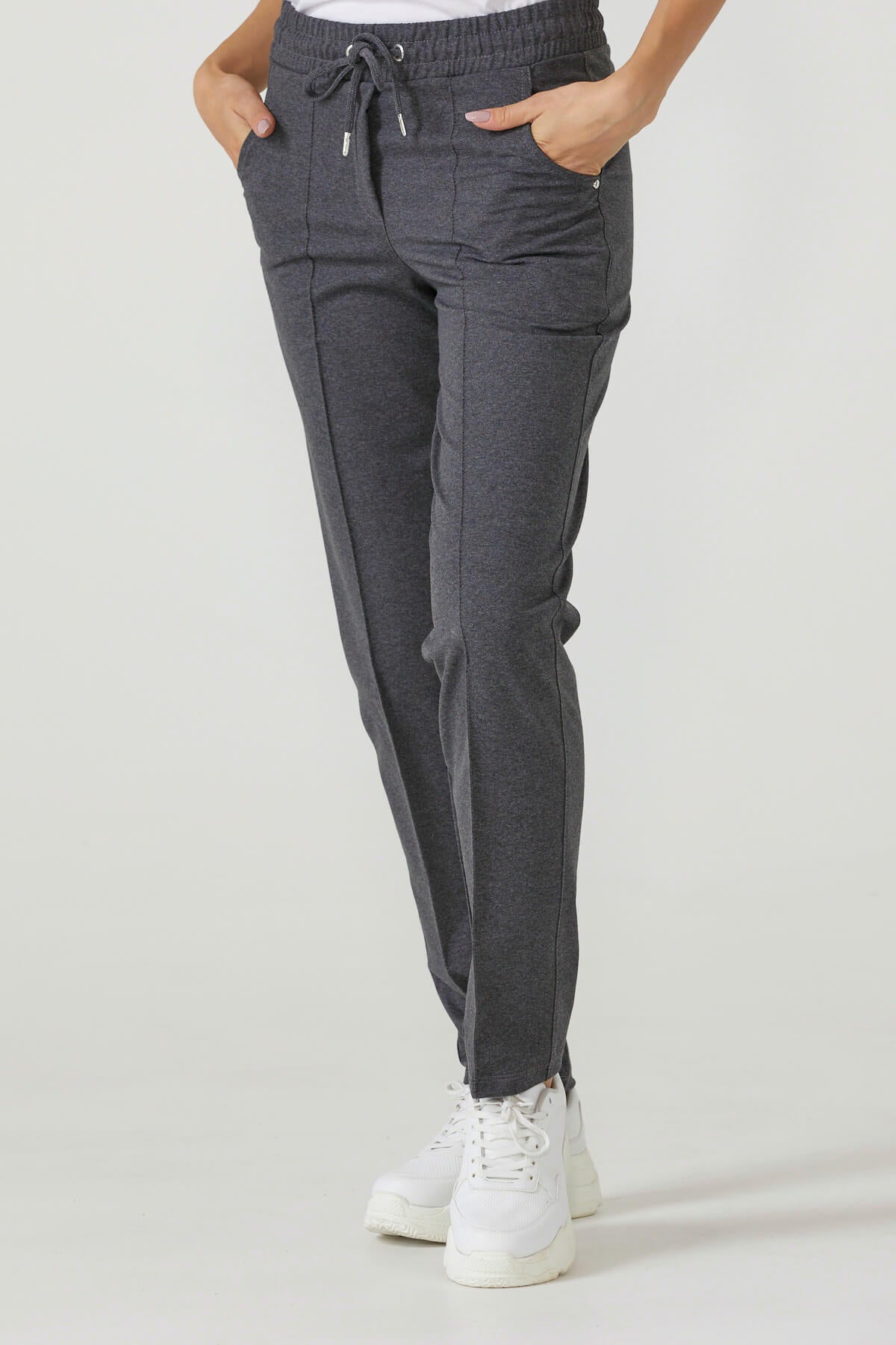 Kadın Cepli Eşofman Altı - Antrasit (2) Sementa