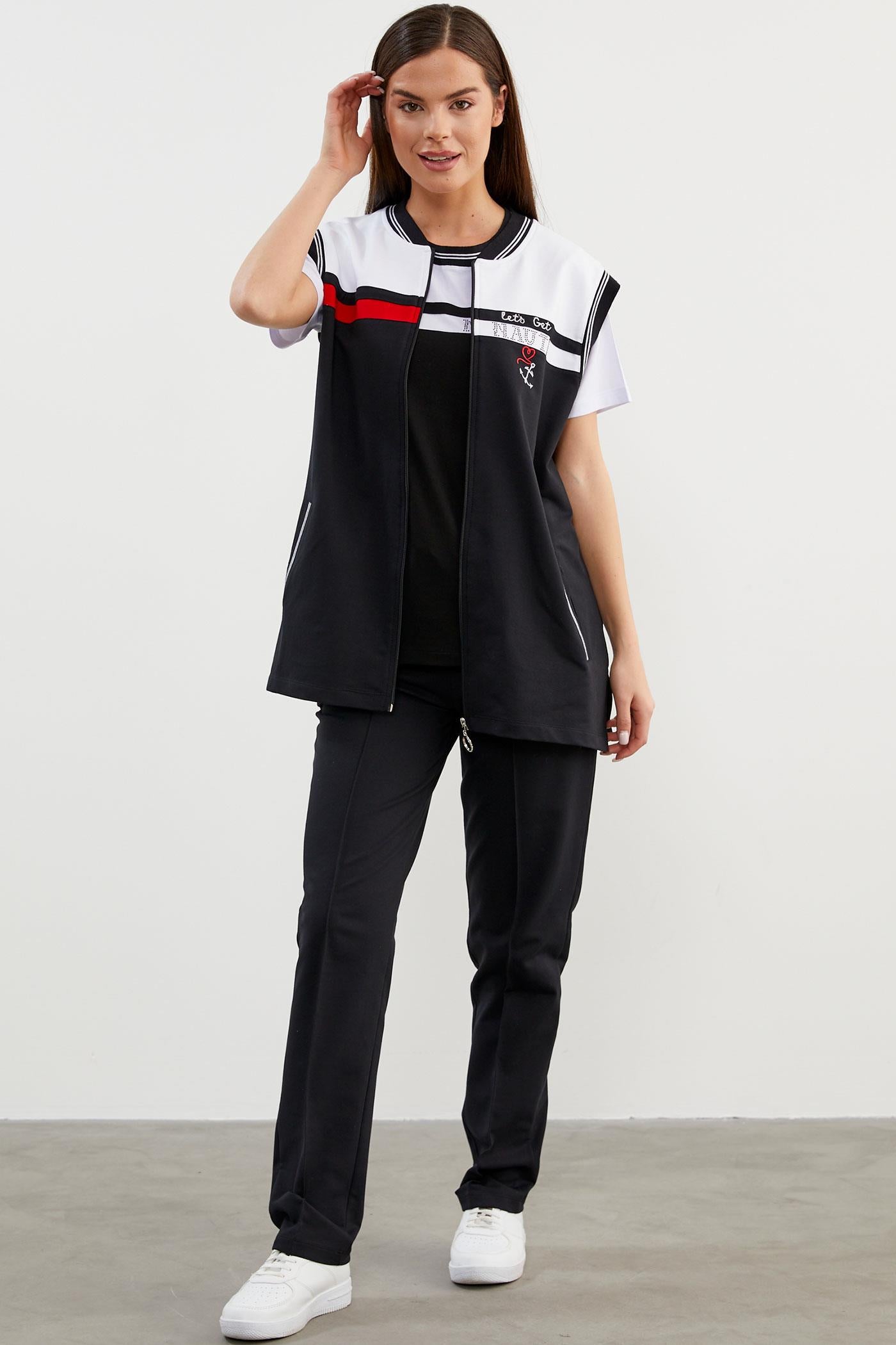 Marine Üçlü Yelekli Takım - Siyah (1) Sementa