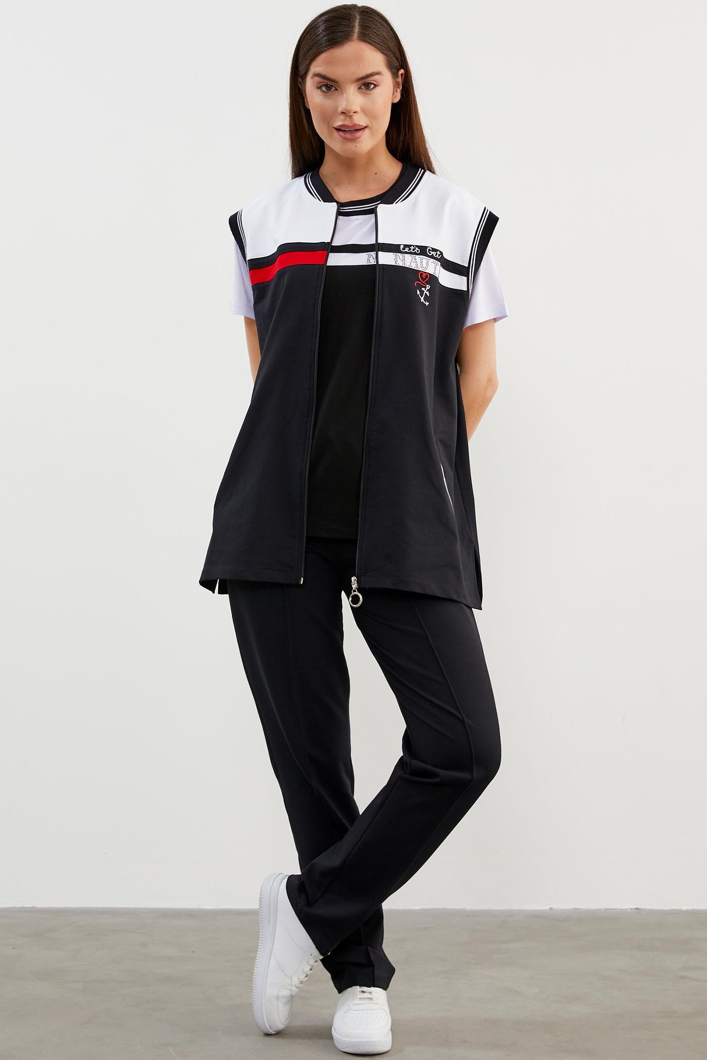 Marine Üçlü Yelekli Takım - Siyah (2) Sementa