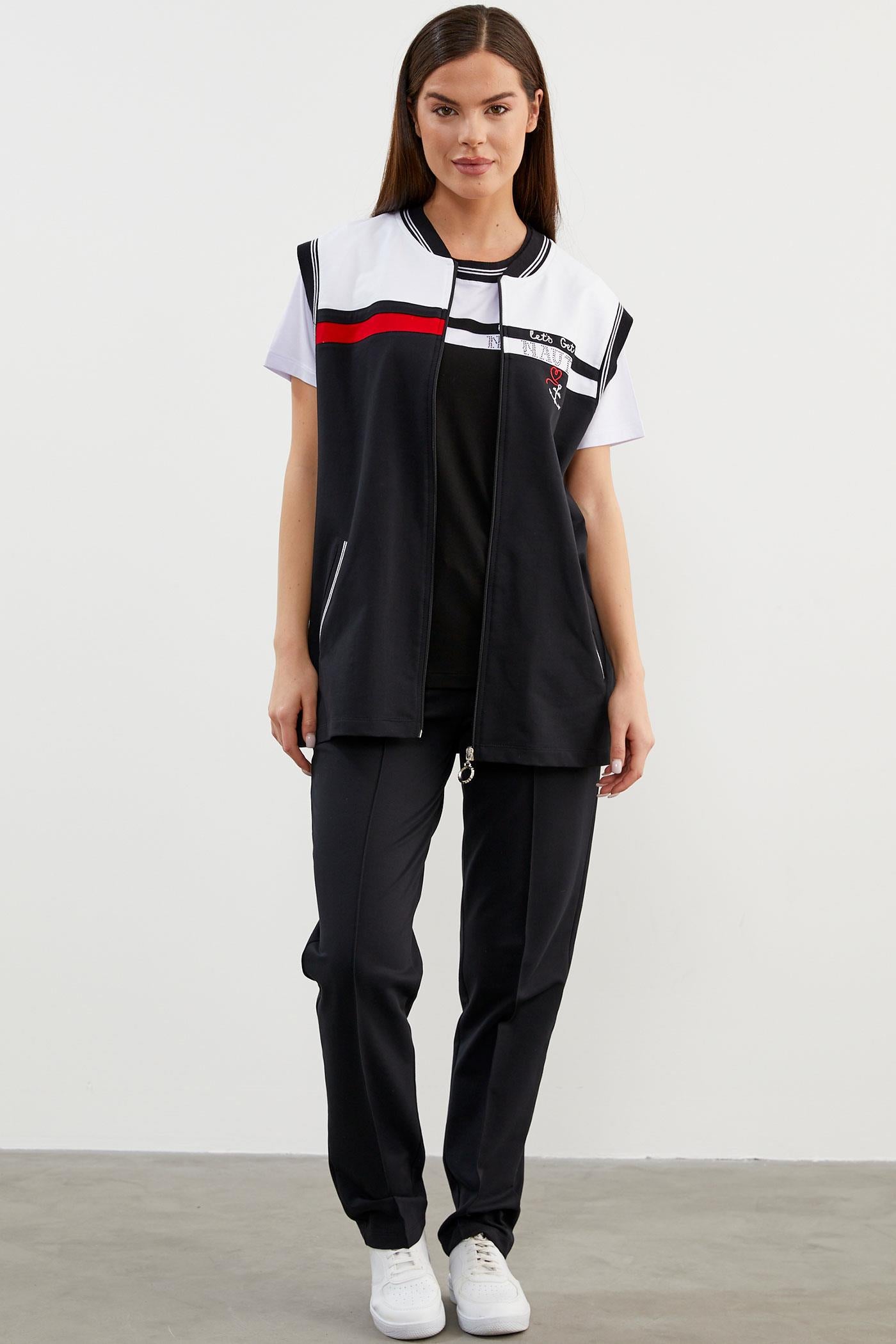 Marine Üçlü Yelekli Takım - Siyah (4) Sementa