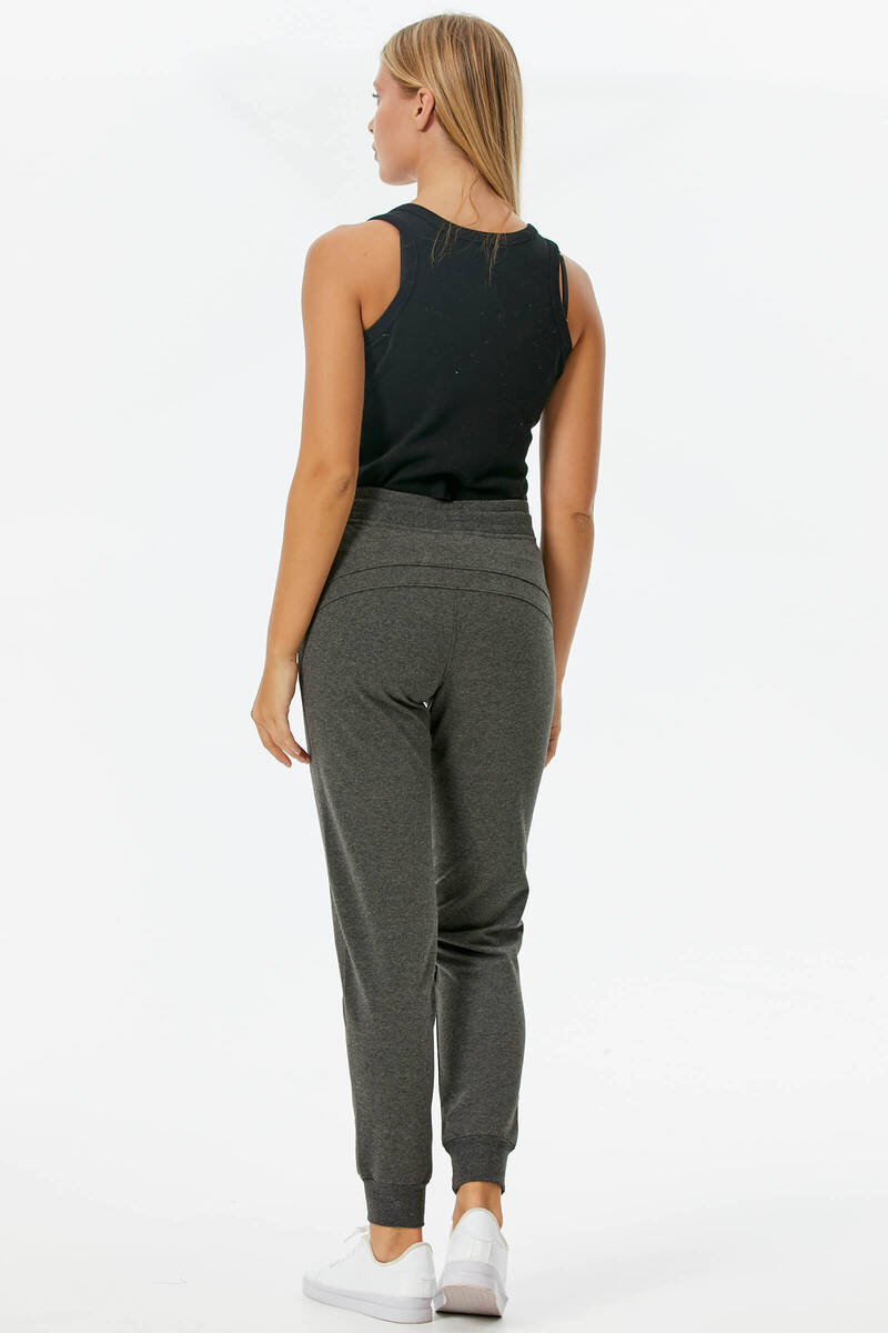 Paçası Ribanalı Eşofman Altı - Antrasit (5) Sementa