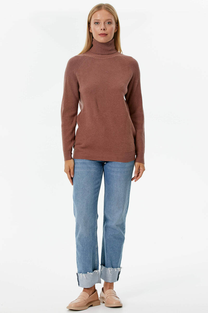 Tam Balıkçı Triko Kazak - Tarçın (2) Sementa