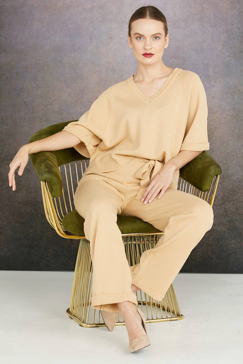 Triko Takım - Bej (1) Sementa